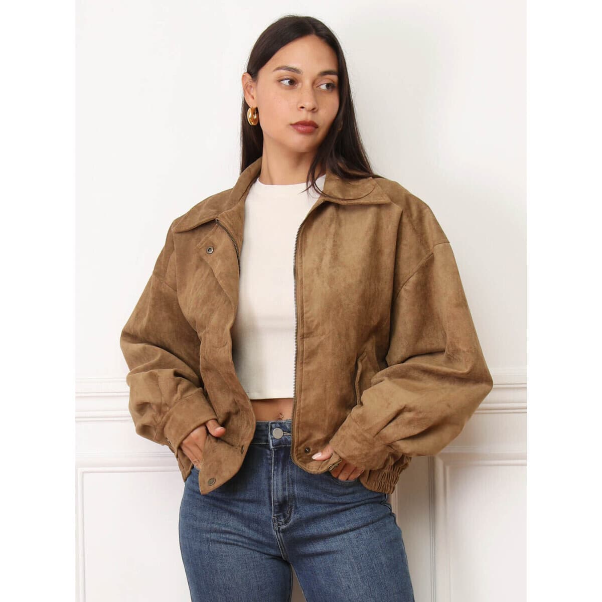 Women's Jackets La Modeuse Brown