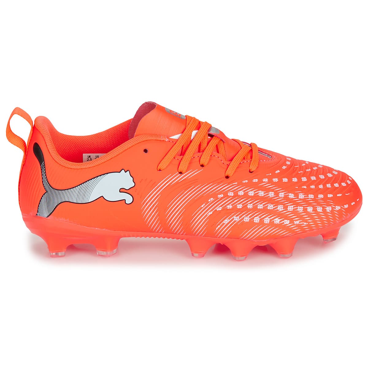 Boys' Football Boots Puma Orange