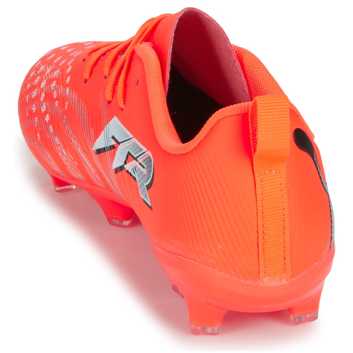 Boys' Football Boots Puma Orange