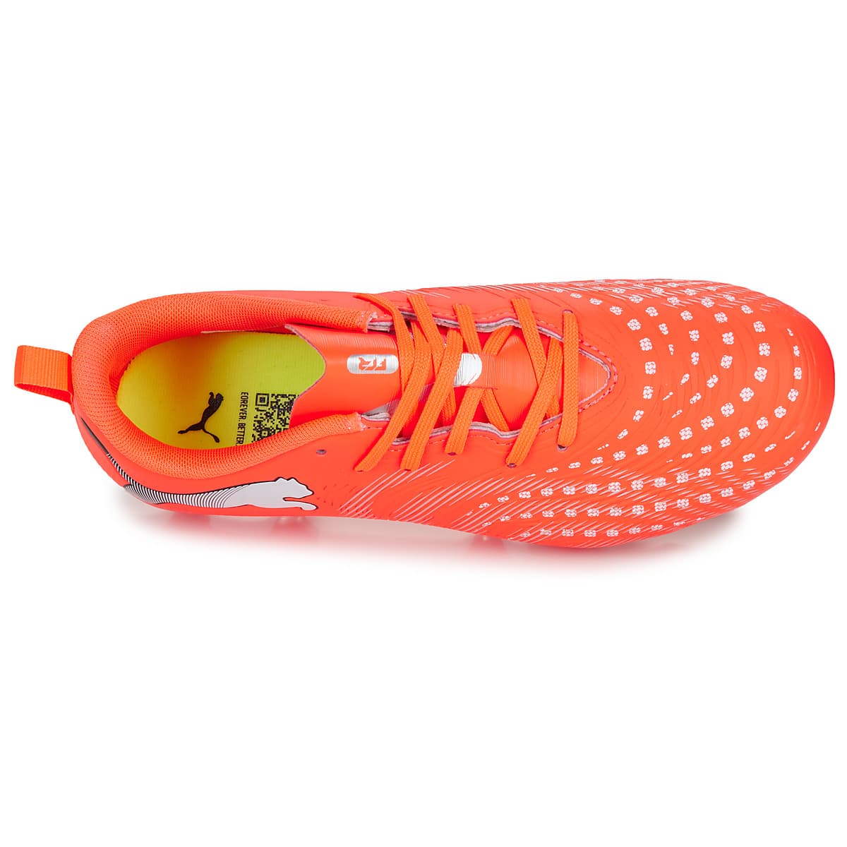 Boys' Football Boots Puma Orange