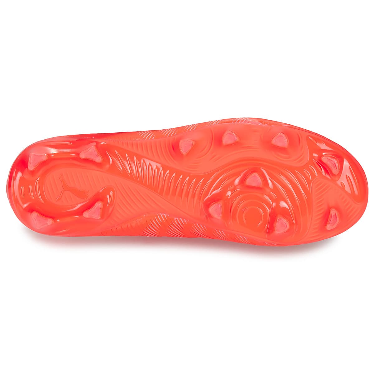 Boys' Football Boots Puma Orange