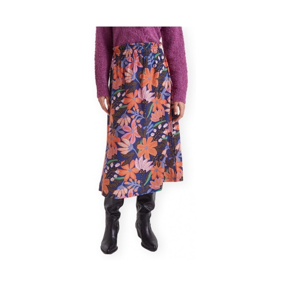 Μίντι φούστες Compania Fantastica COMPAÑIA FANTÁSTICA Skirt 11001 - Flowers 1