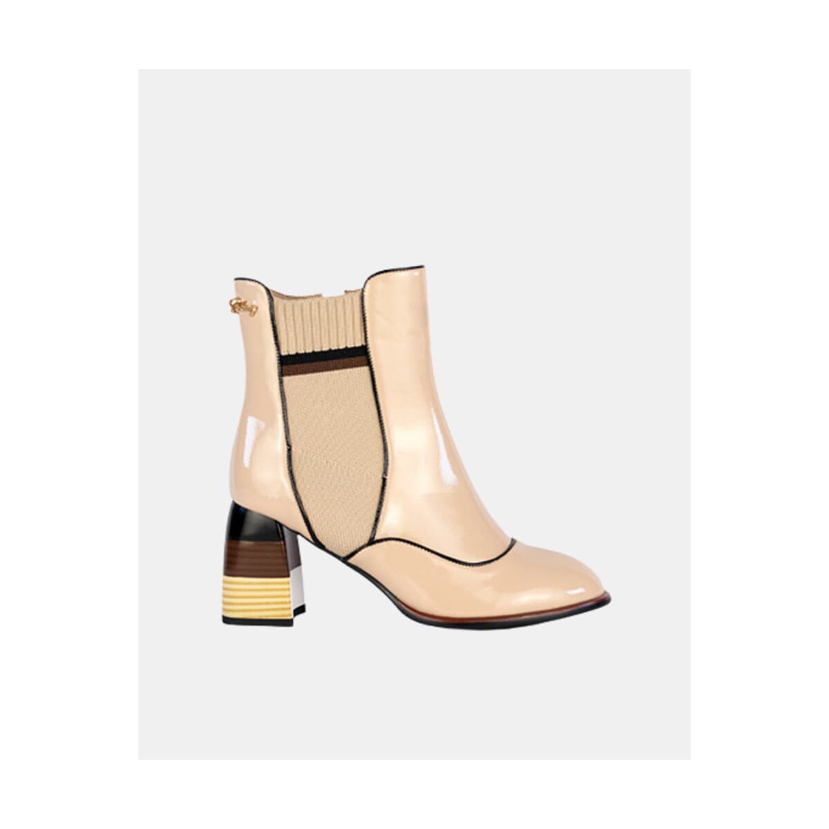 Women's Ankle Boots Rock Away Beige