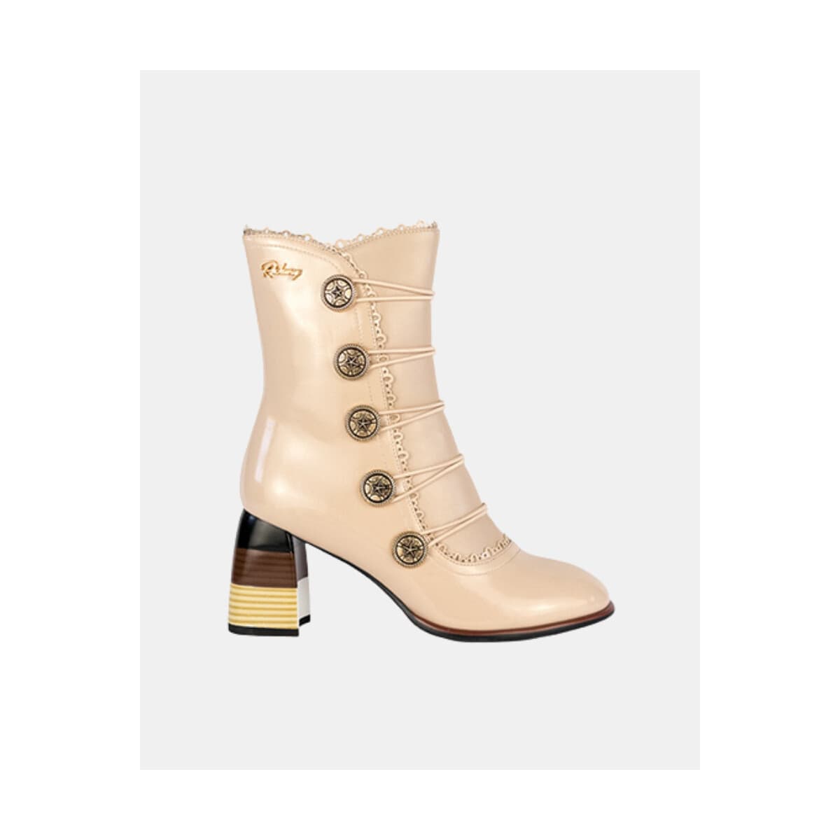 Women's Ankle Boots Rock Away Beige