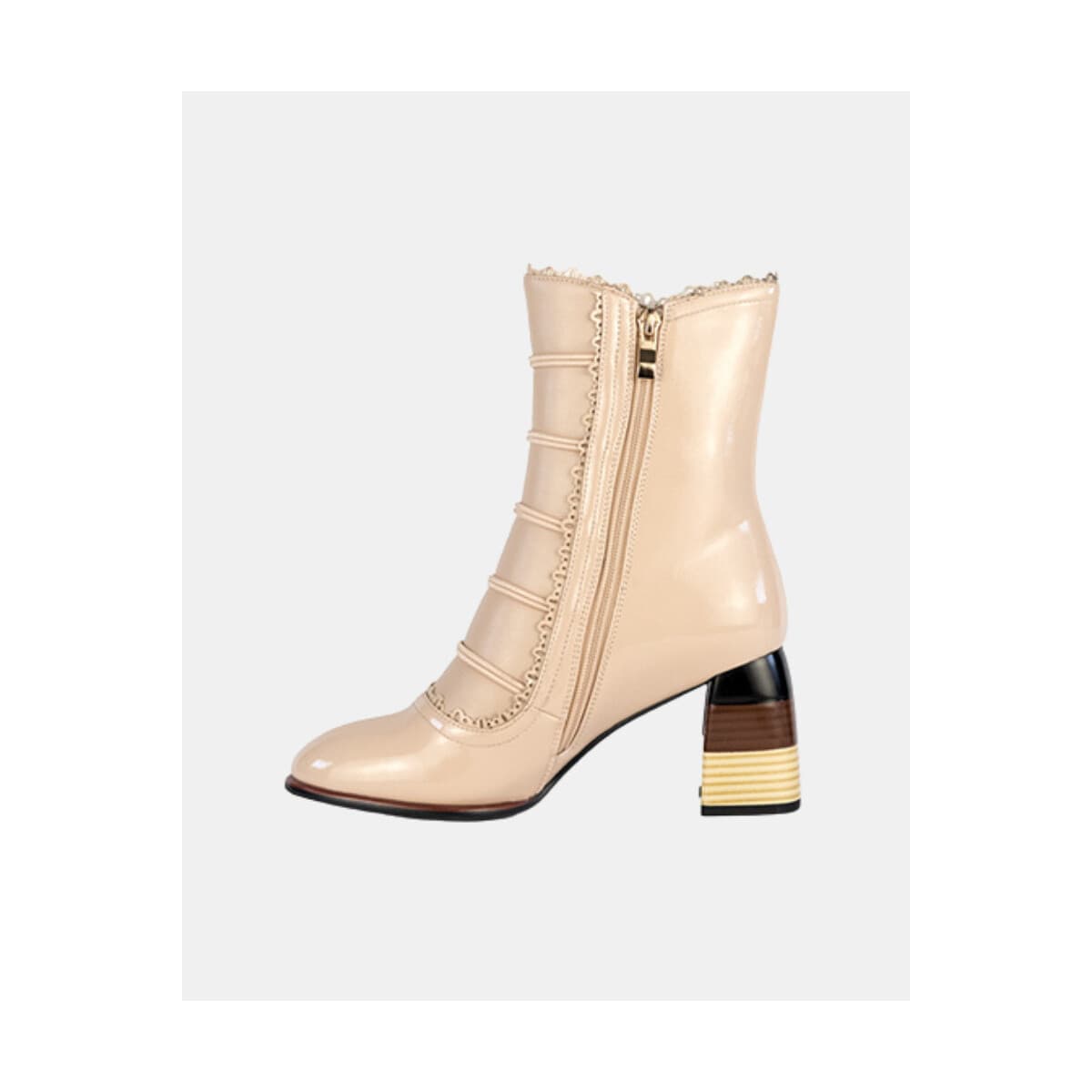 Women's Ankle Boots Rock Away Beige