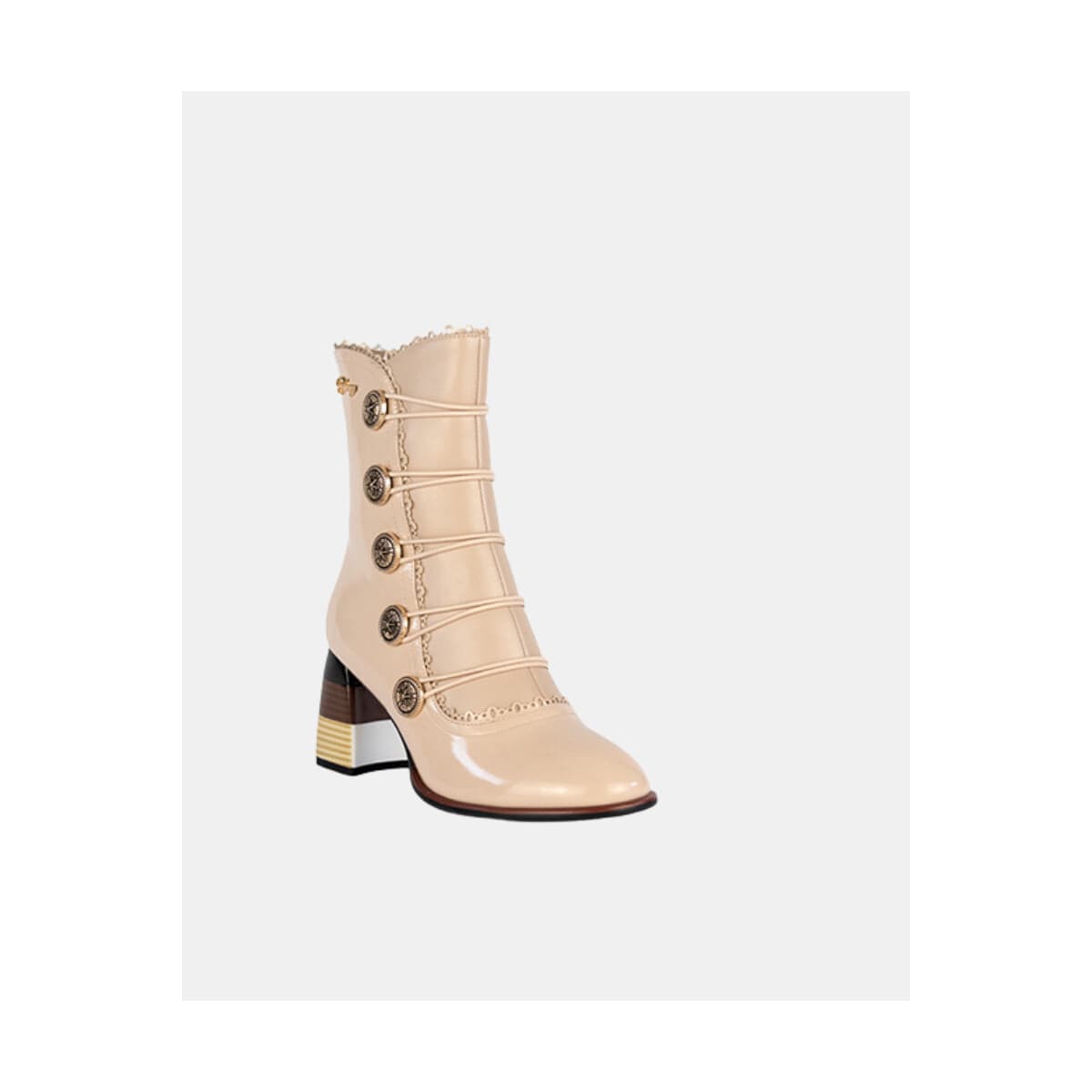Women's Ankle Boots Rock Away Beige