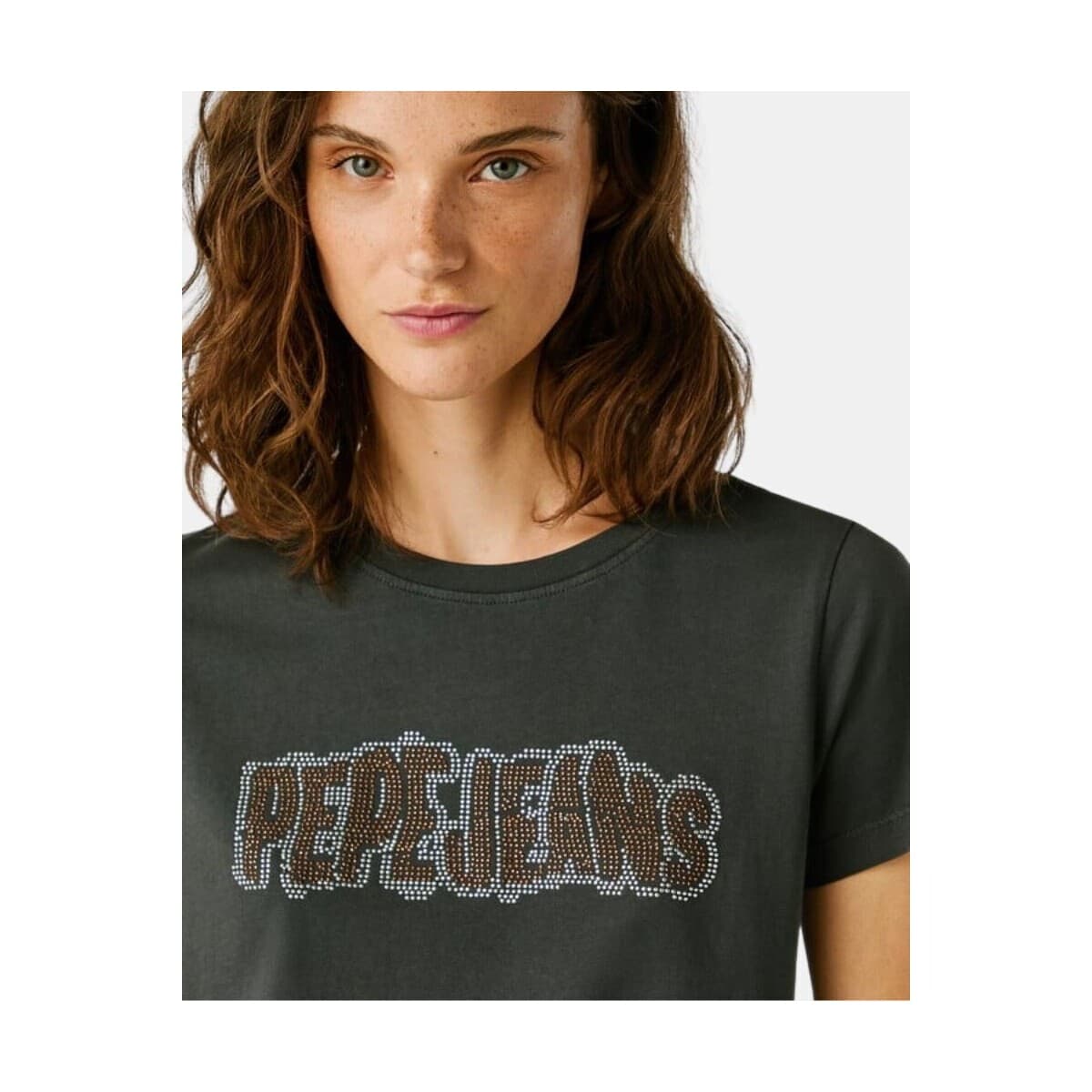 Women's T-Shirts Pepe Jeans Gray