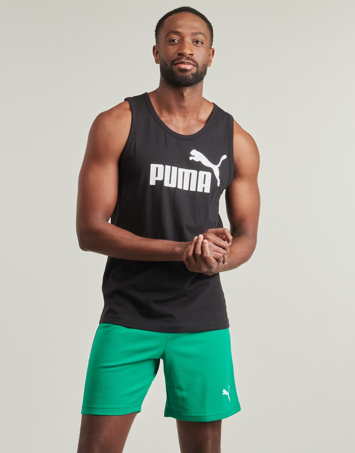 Ανδρικά μπλουζάκια Puma Μαύρο