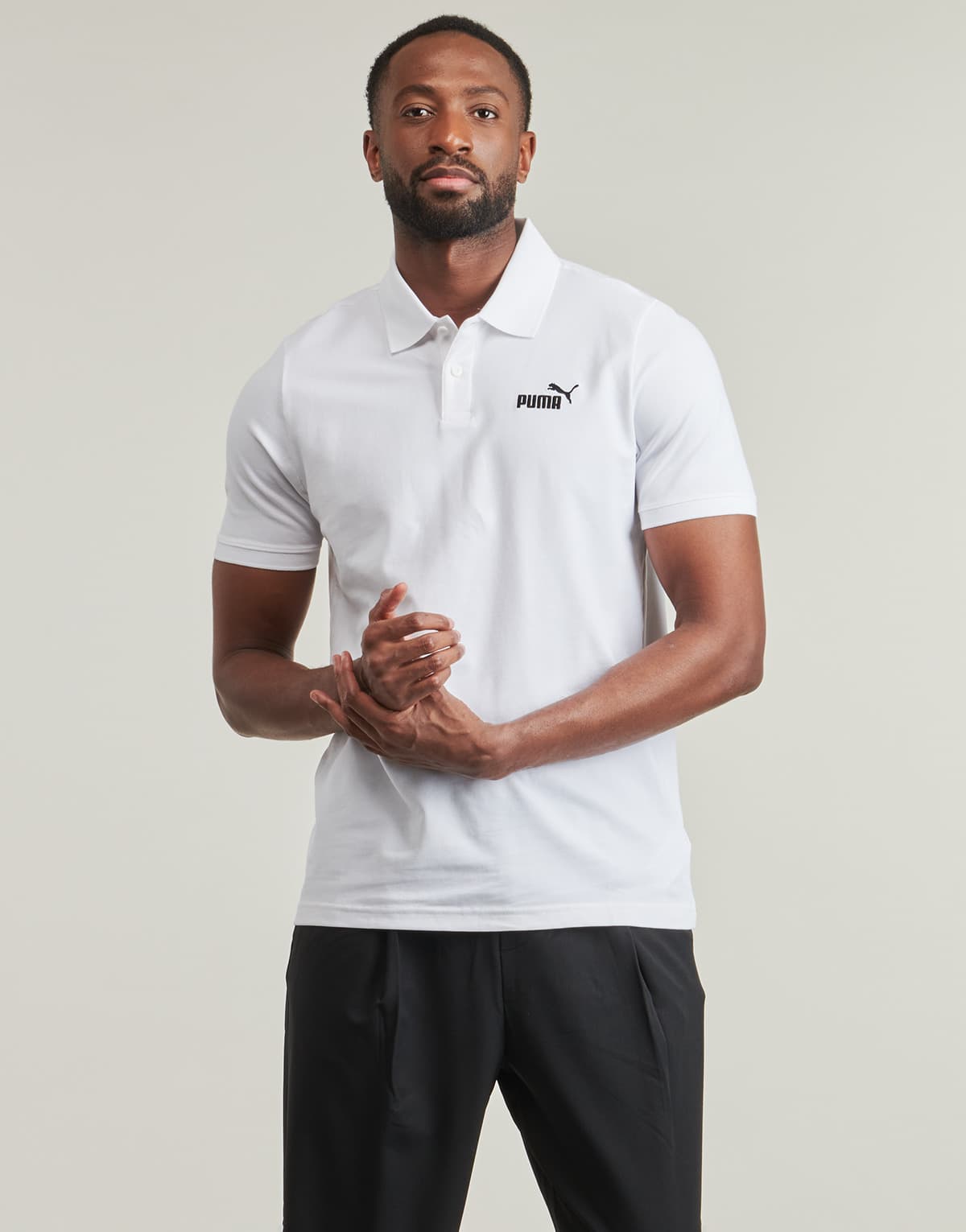 Men's Polo Shirts Puma White