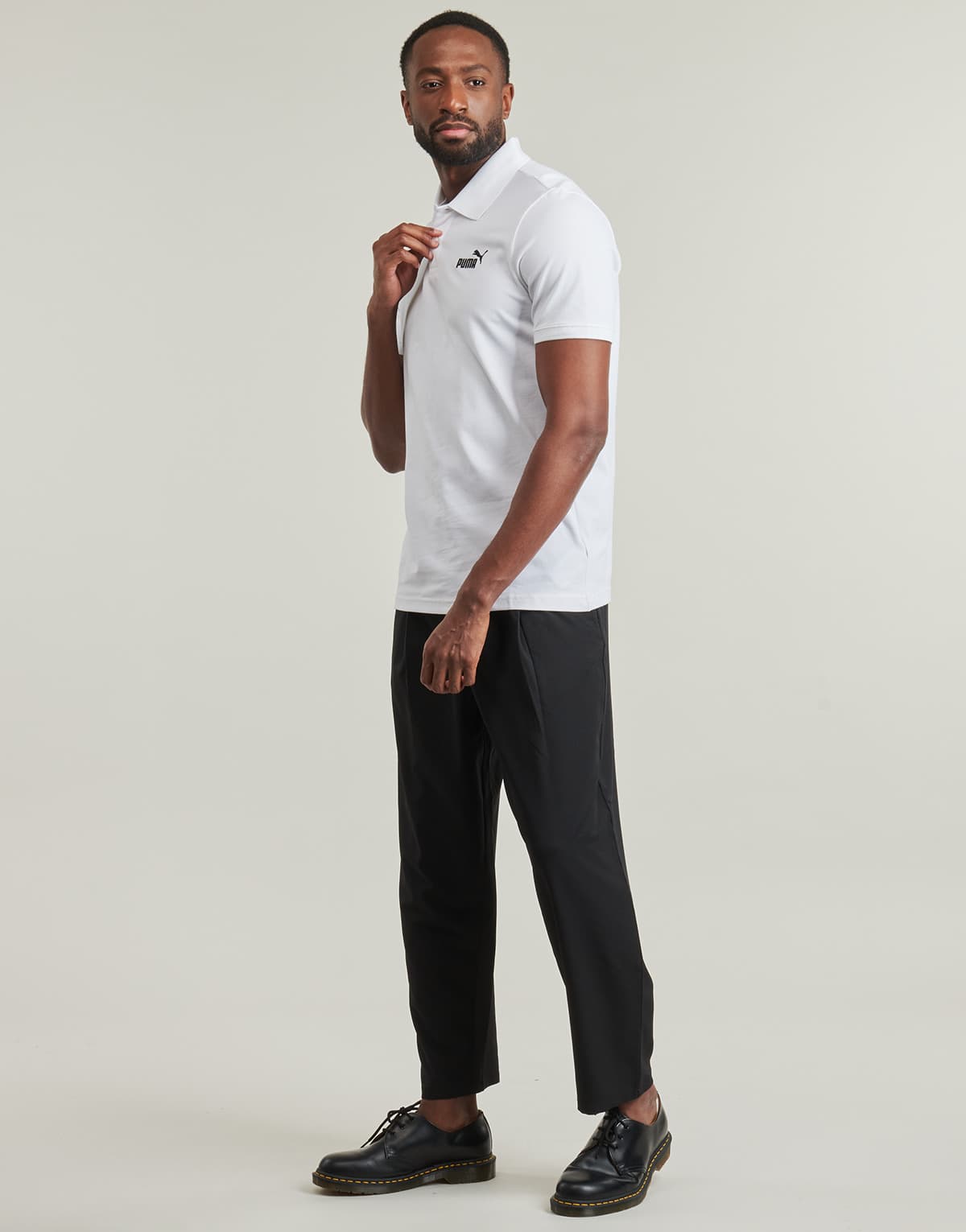 Men's Polo Shirts Puma White