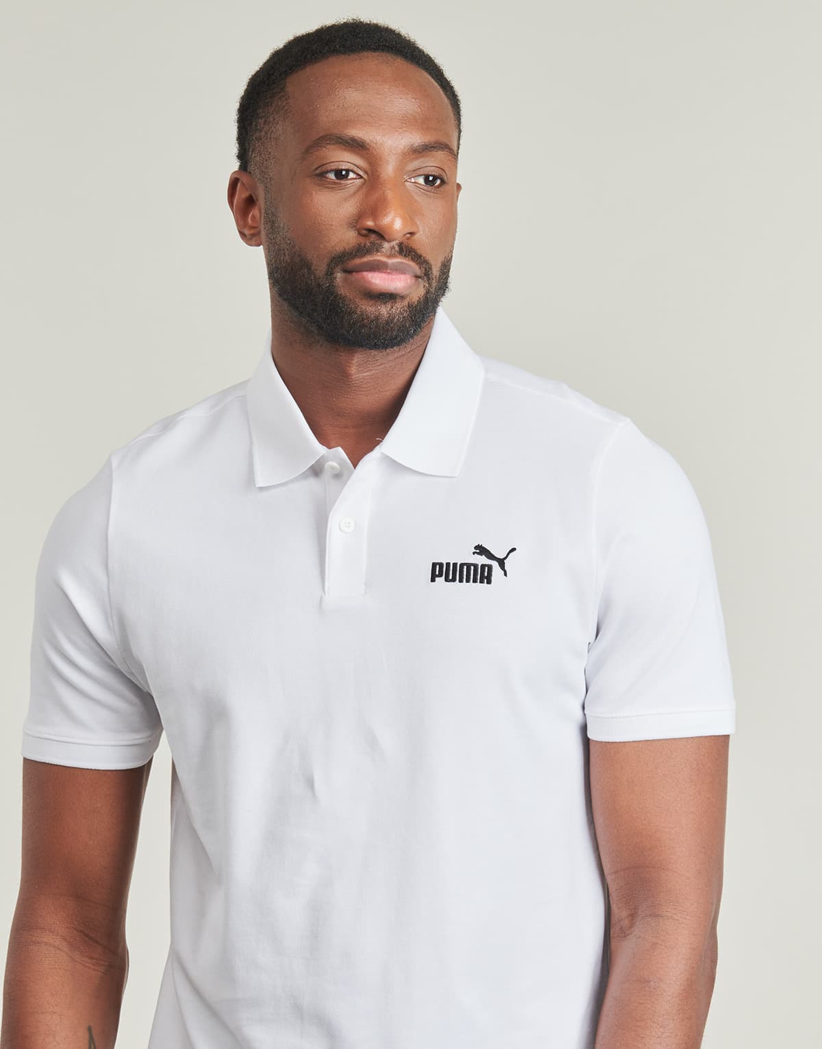 Men's Polo Shirts Puma White