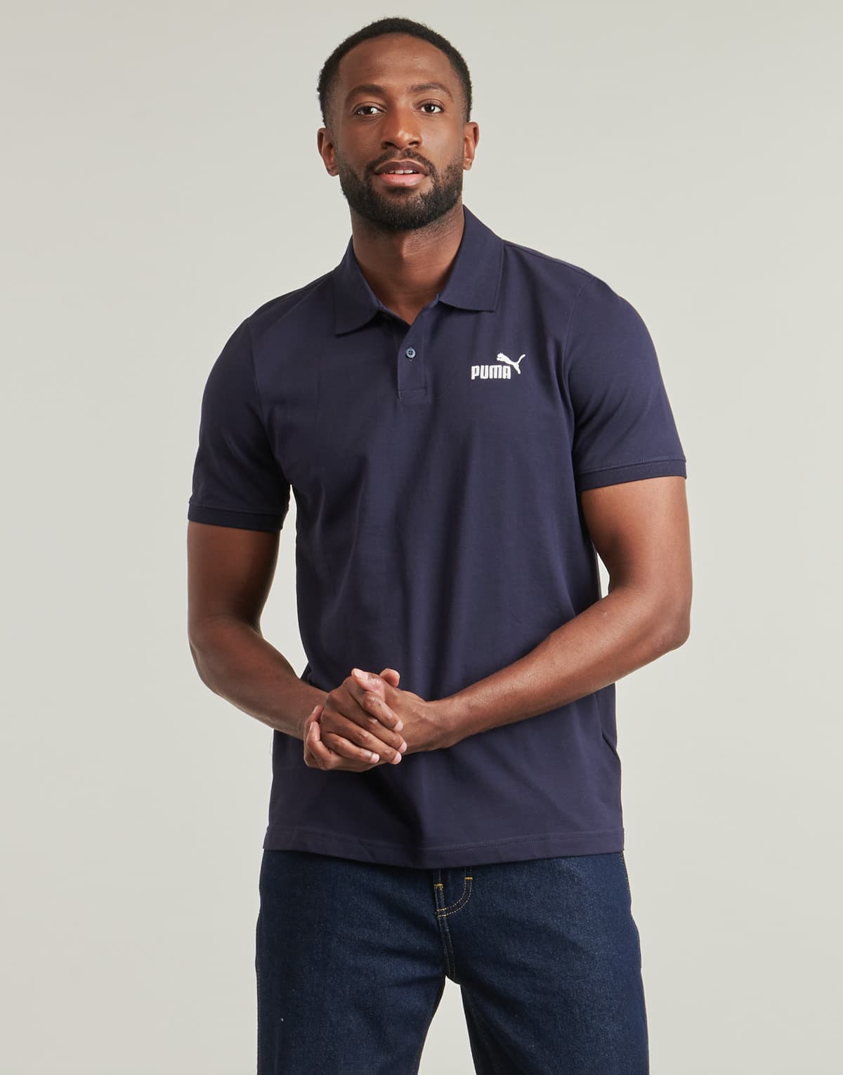 Men's Polo Shirts Puma Blue