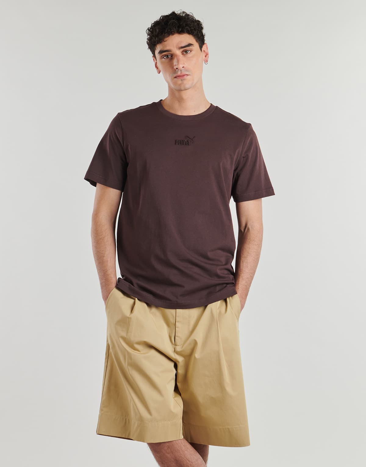 Men's T-Shirts Puma Brown