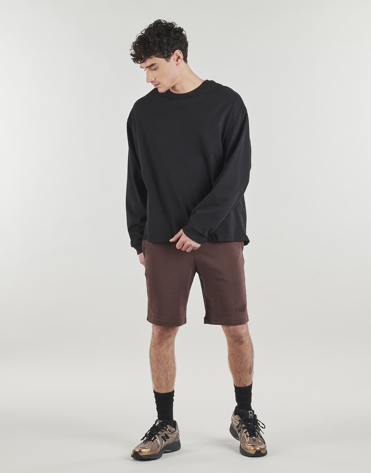 Men's Shorts Puma Brown