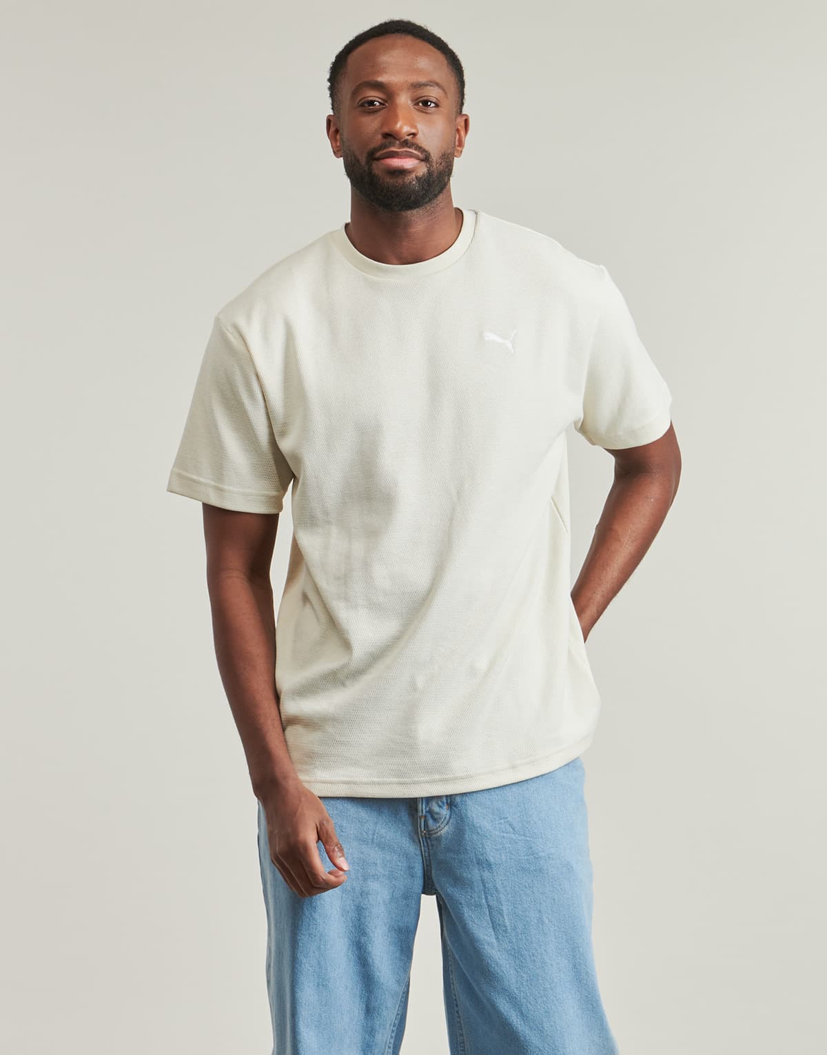 Men's T-Shirts Puma Beige