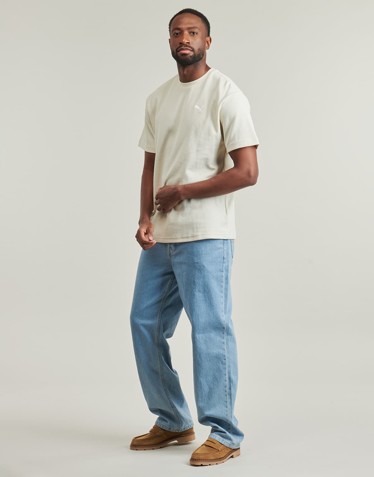 Men's T-Shirts Puma Beige