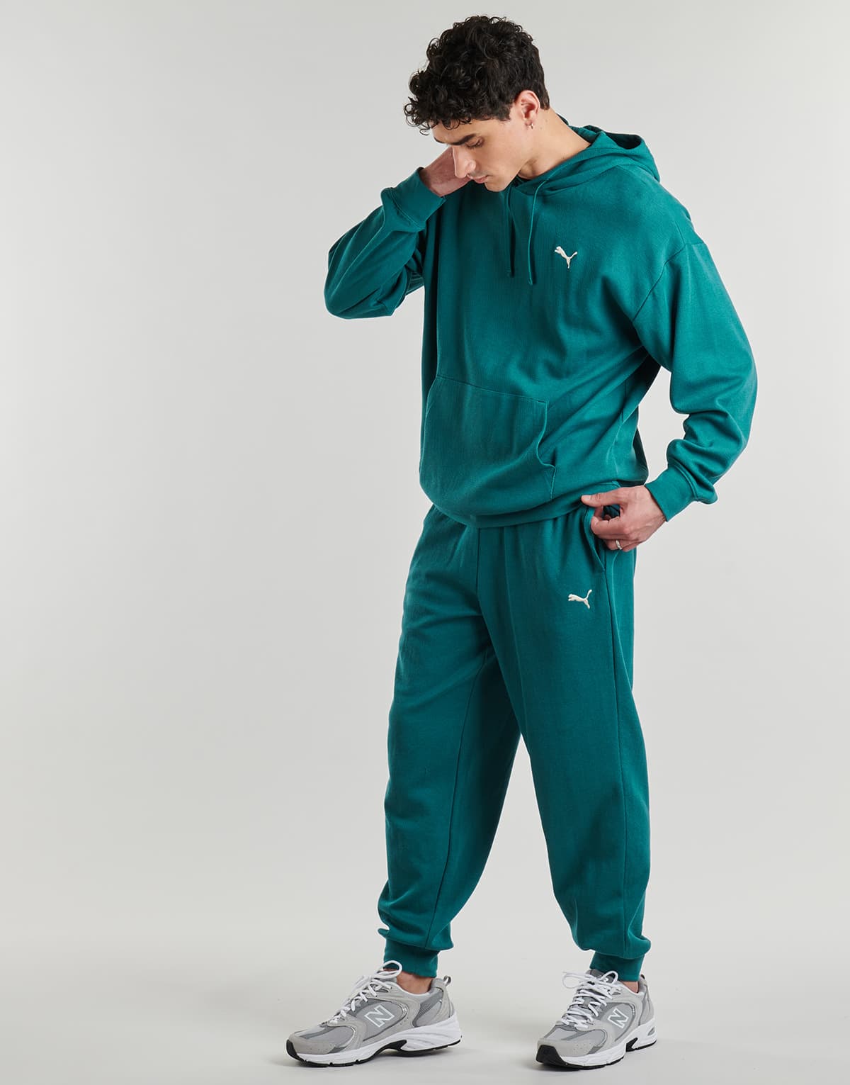 Men's Sweatshirts Puma Green