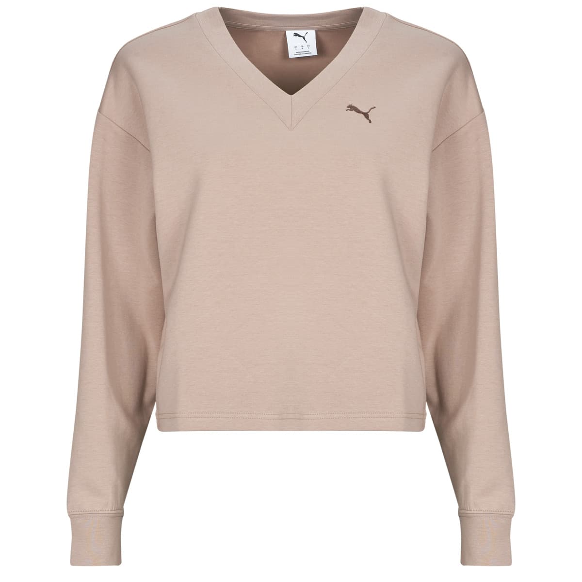 Women's Sweatshirts Puma Beige