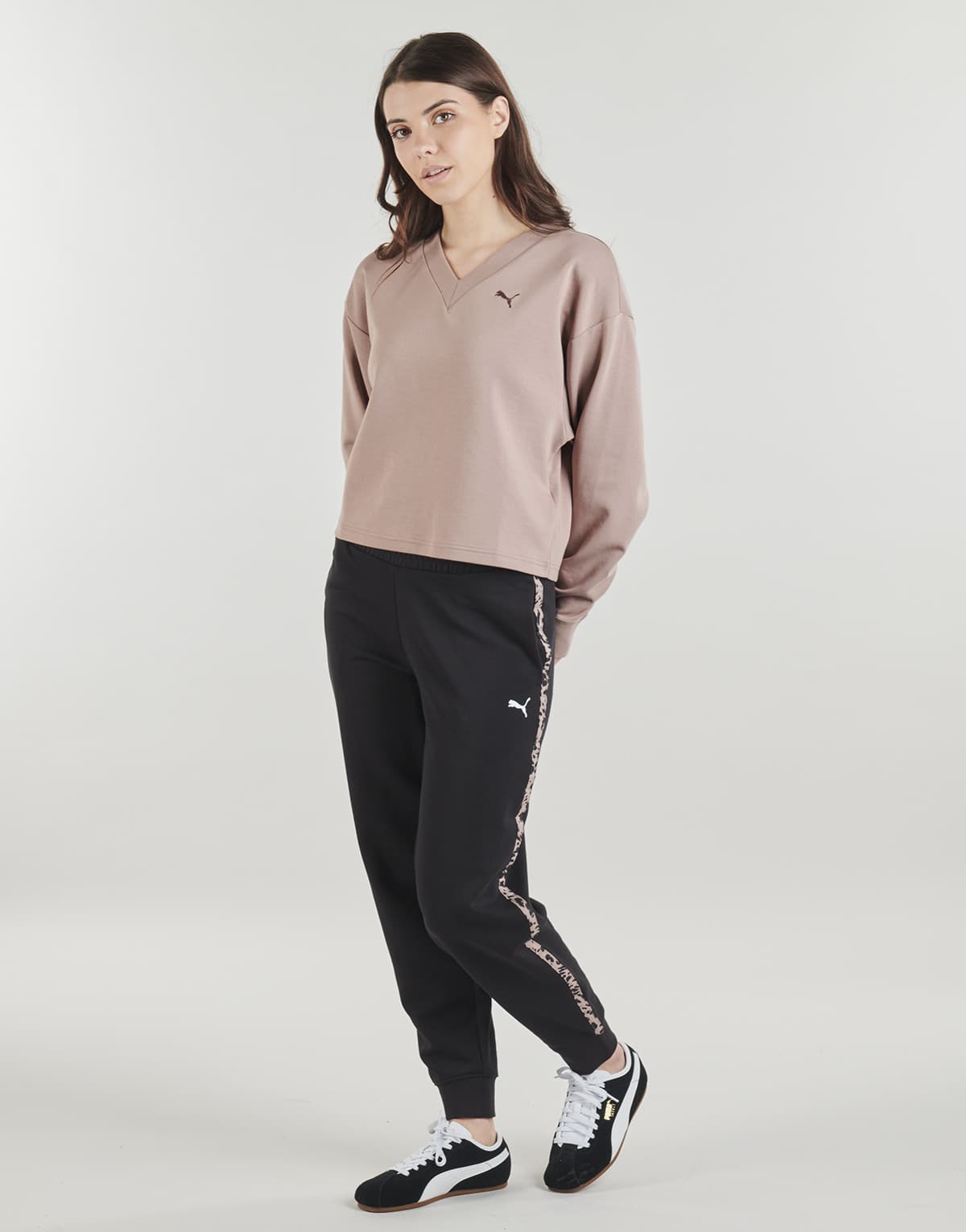 Women's Sweatshirts Puma Beige