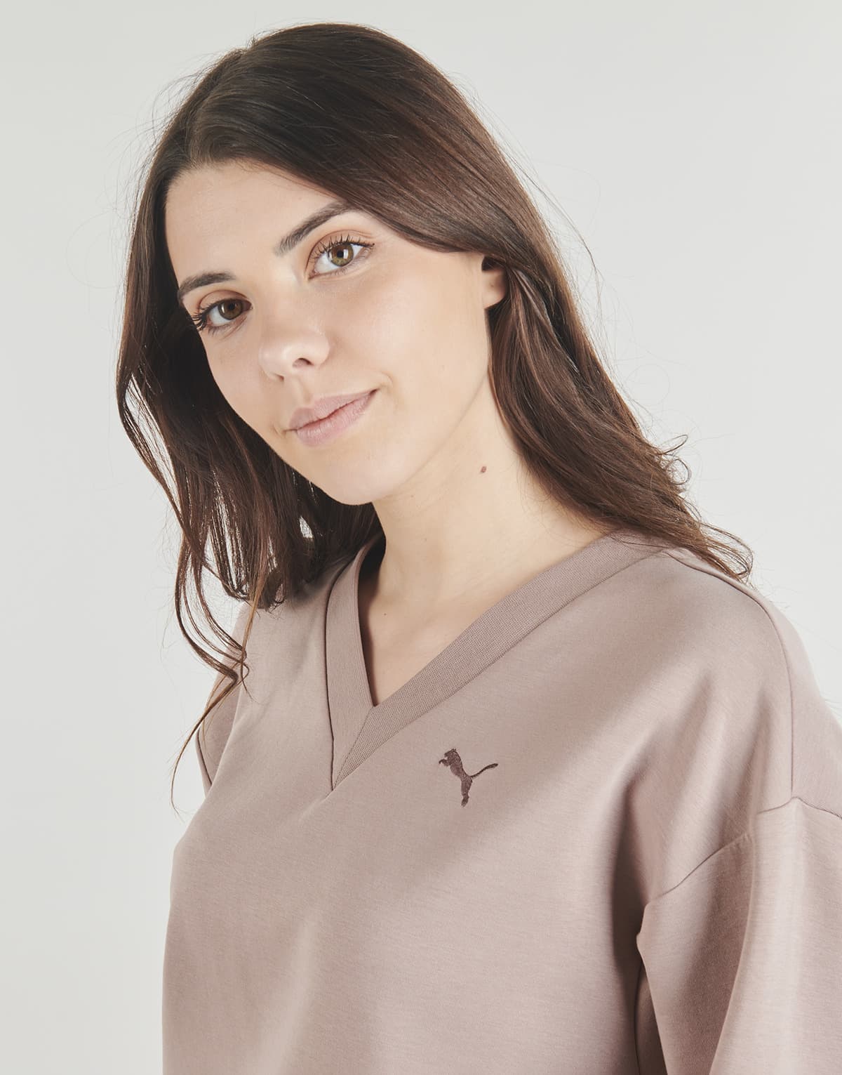 Women's Sweatshirts Puma Beige