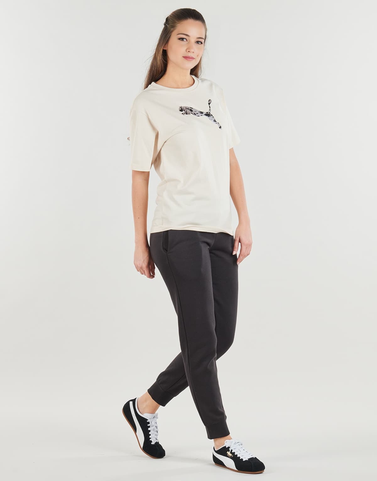 Women's T-Shirts Puma Beige