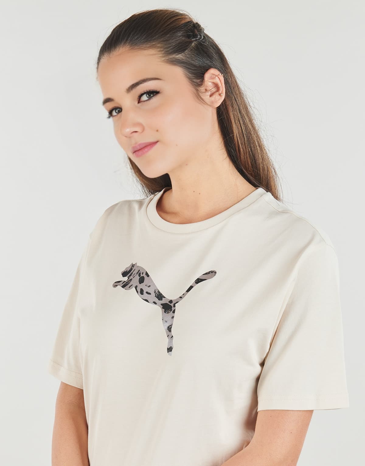 Women's T-Shirts Puma Beige