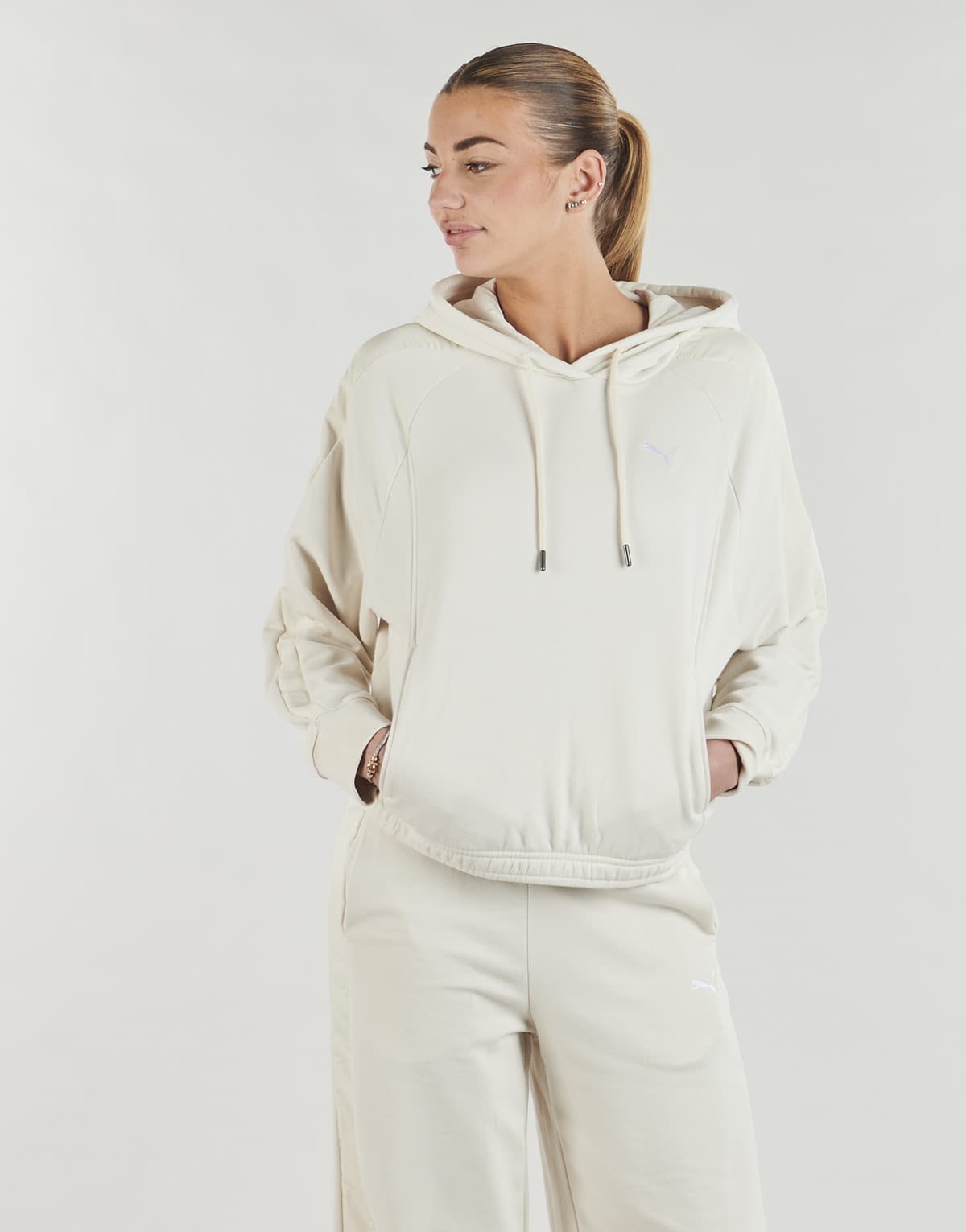 Women's Sweatshirts Puma Beige