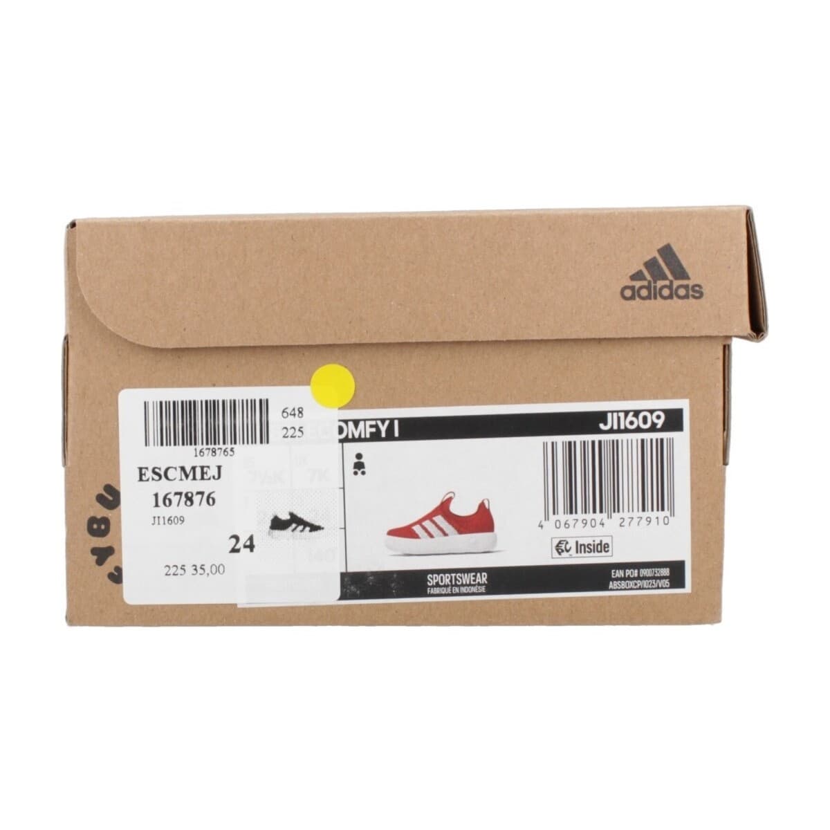 Boys' Loafers adidas Red