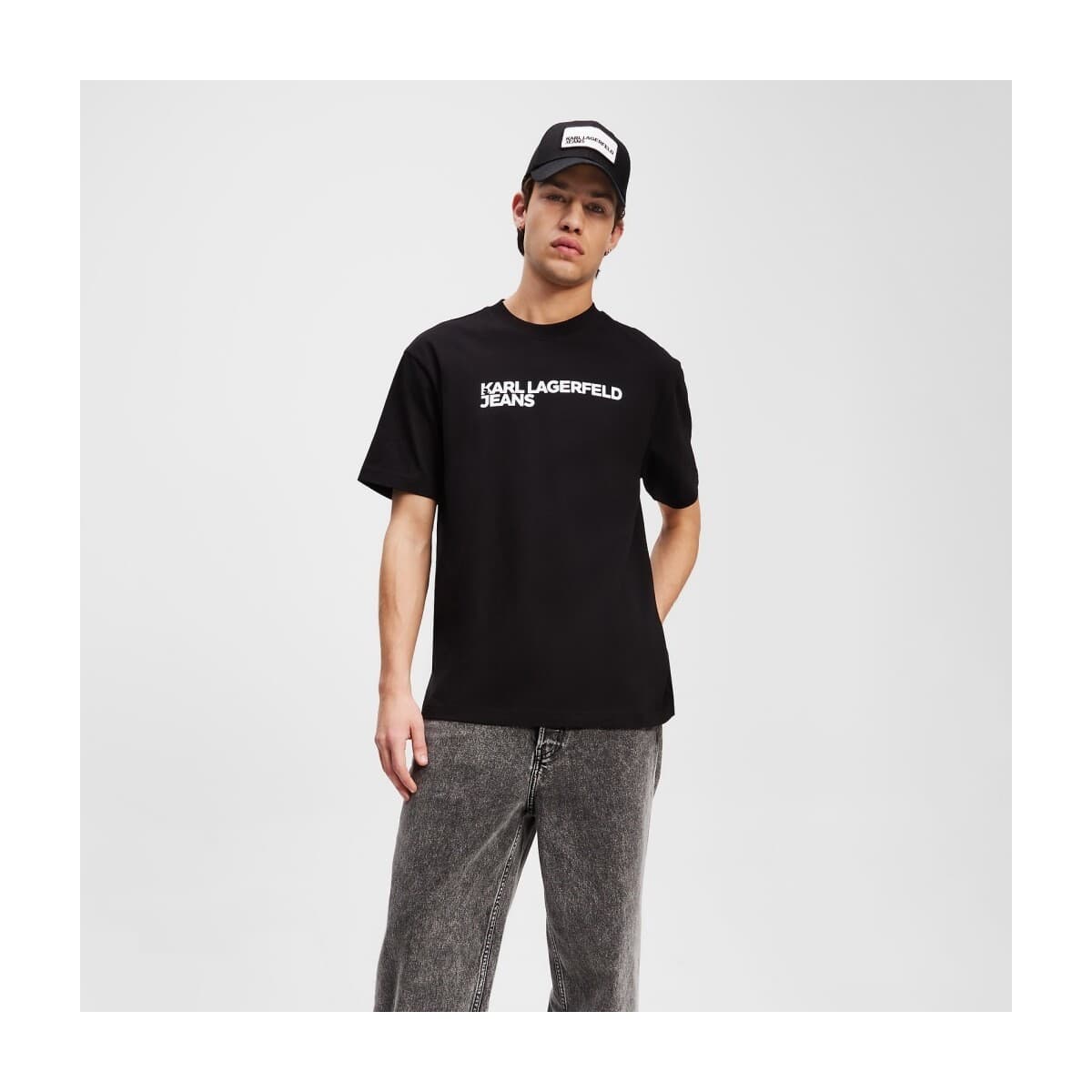 Men's T-Shirts Karl Lagerfeld Black