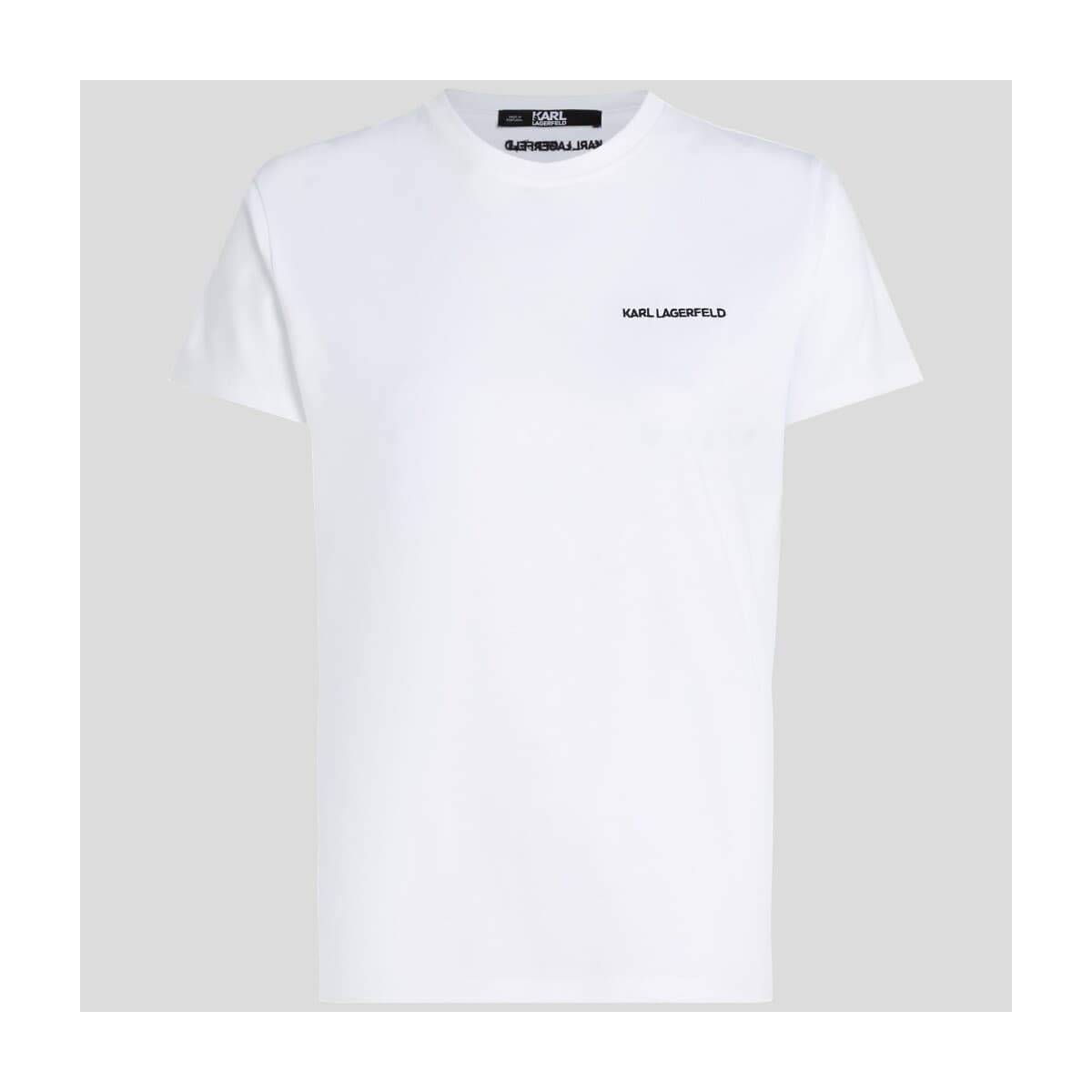 T-shirt με κοντά μανίκια Karl Lagerfeld Camisetas Mujer Modèle Essential T-shirt