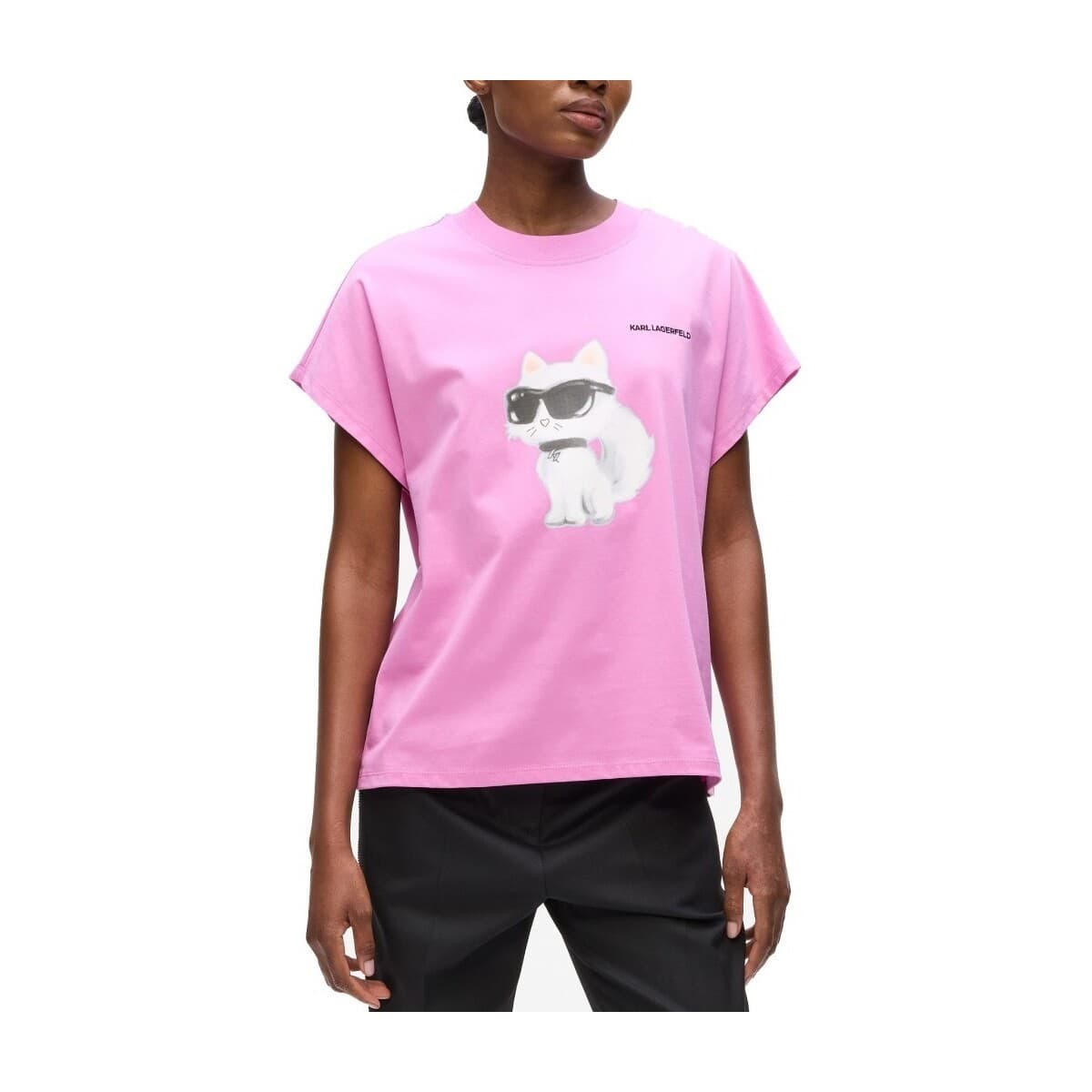 Women's T-Shirts Karl Lagerfeld Pink