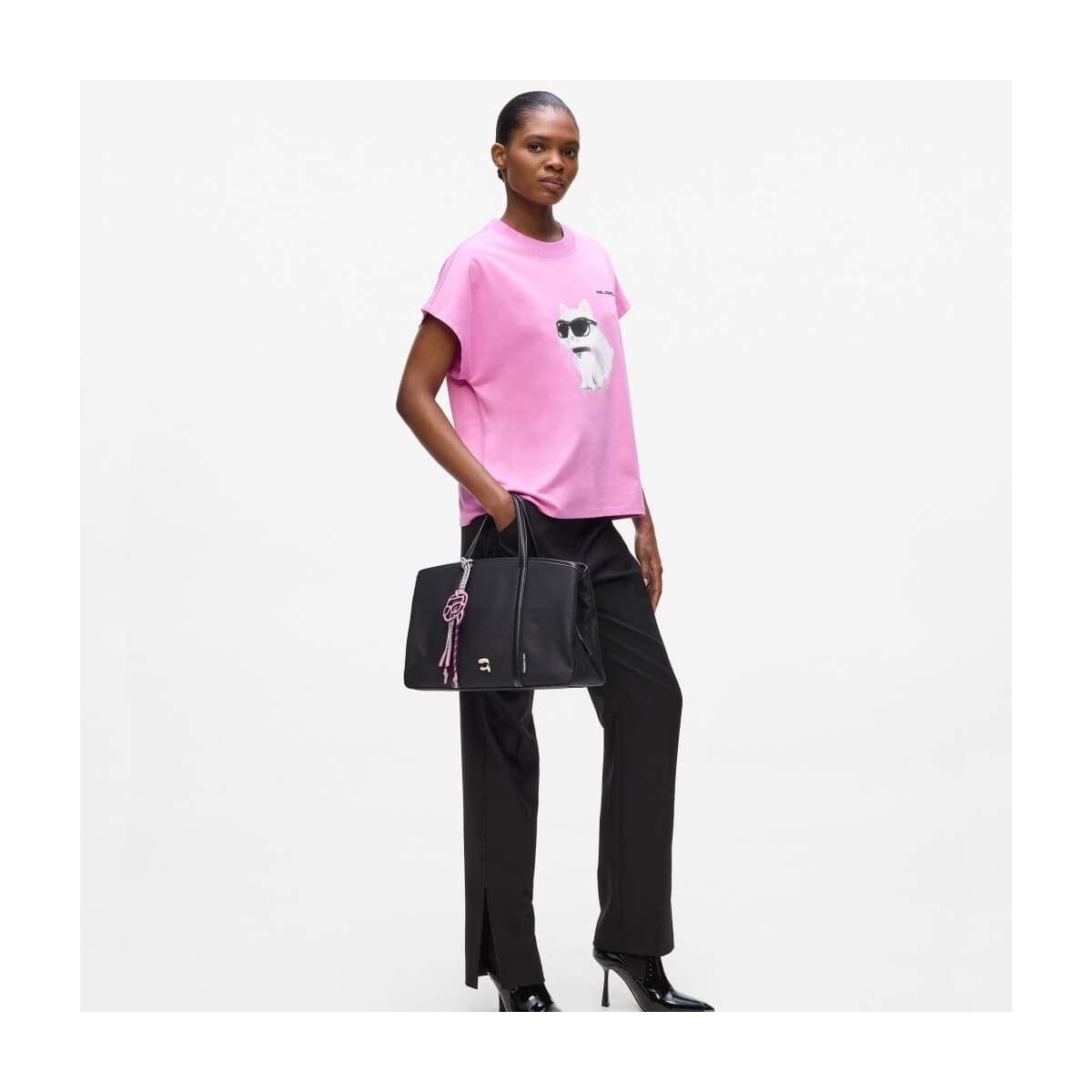 Women's T-Shirts Karl Lagerfeld Pink