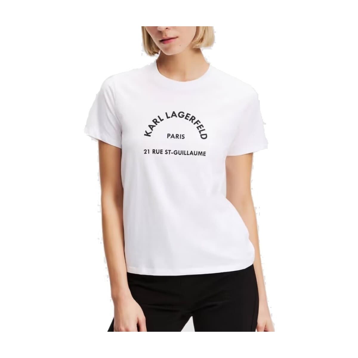 Women's T-Shirts Karl Lagerfeld White