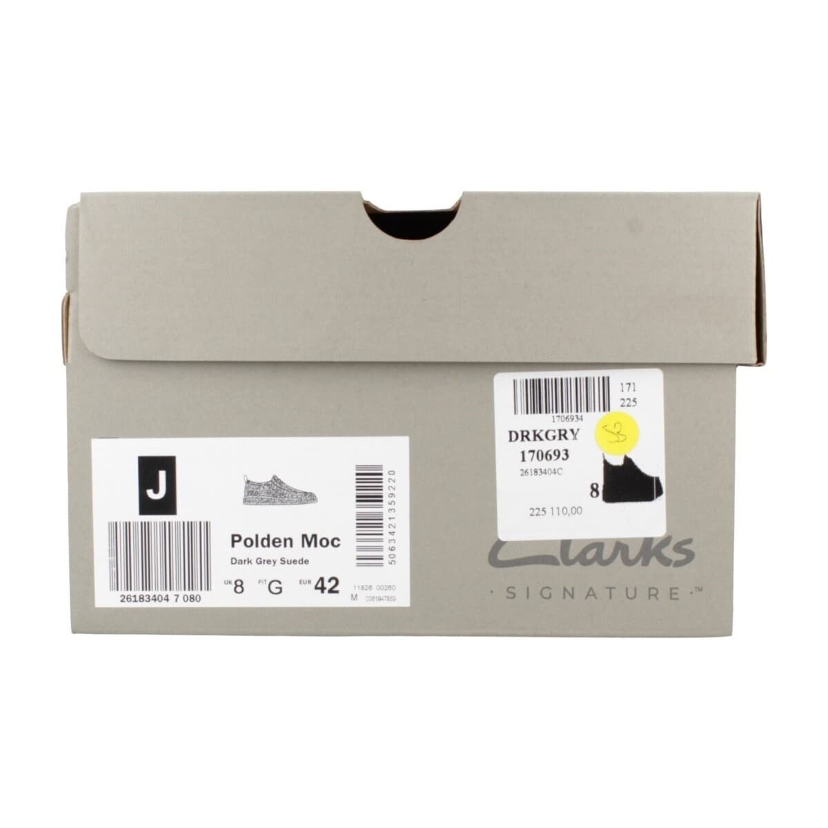 Men's Derby Shoes Clarks Gray