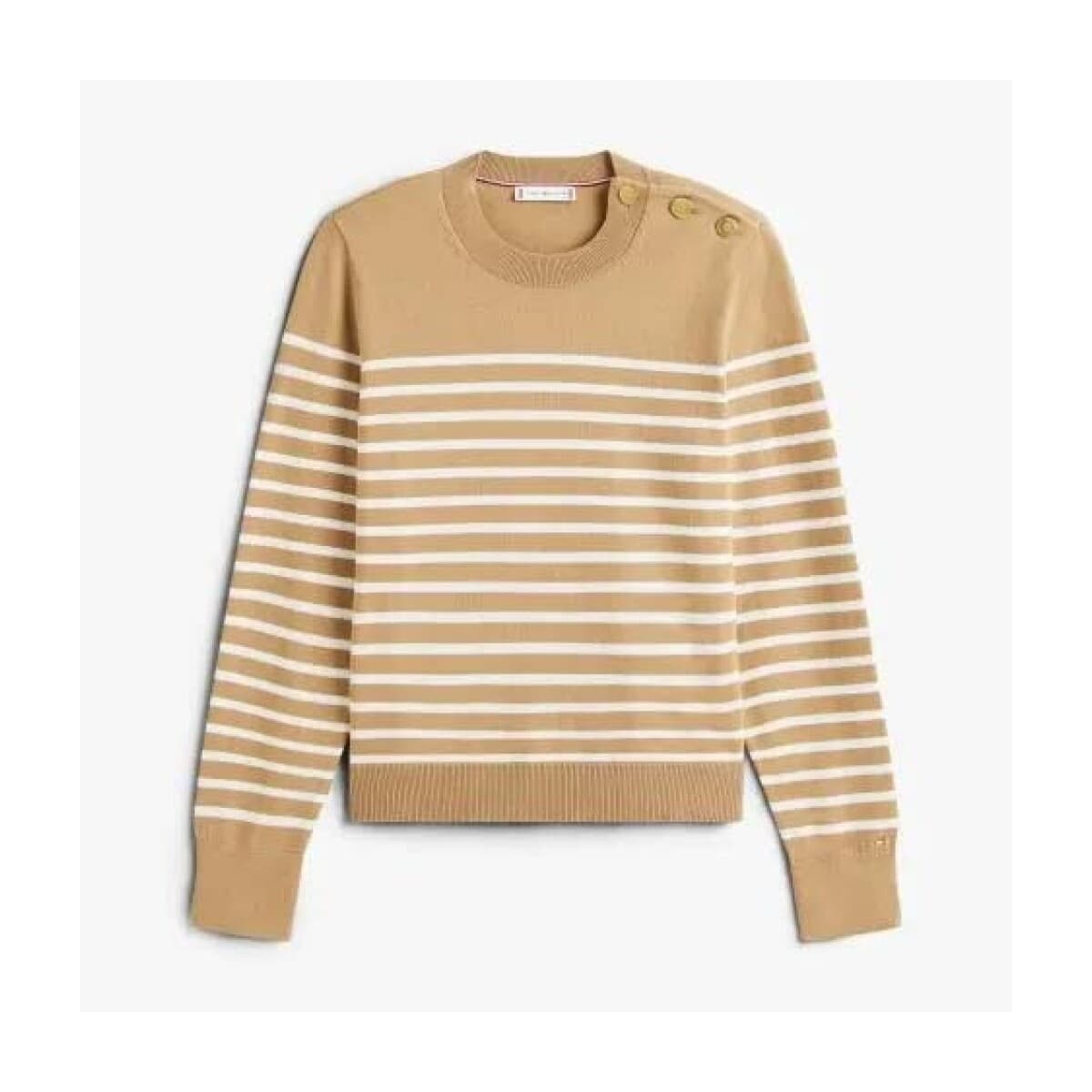 Πουλόβερ Tommy Hilfiger Jerséis Mujer Modèle Co Jersey Mid Gg Ls Gold