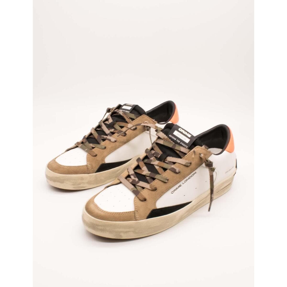 Men's Sneakers Crime London White