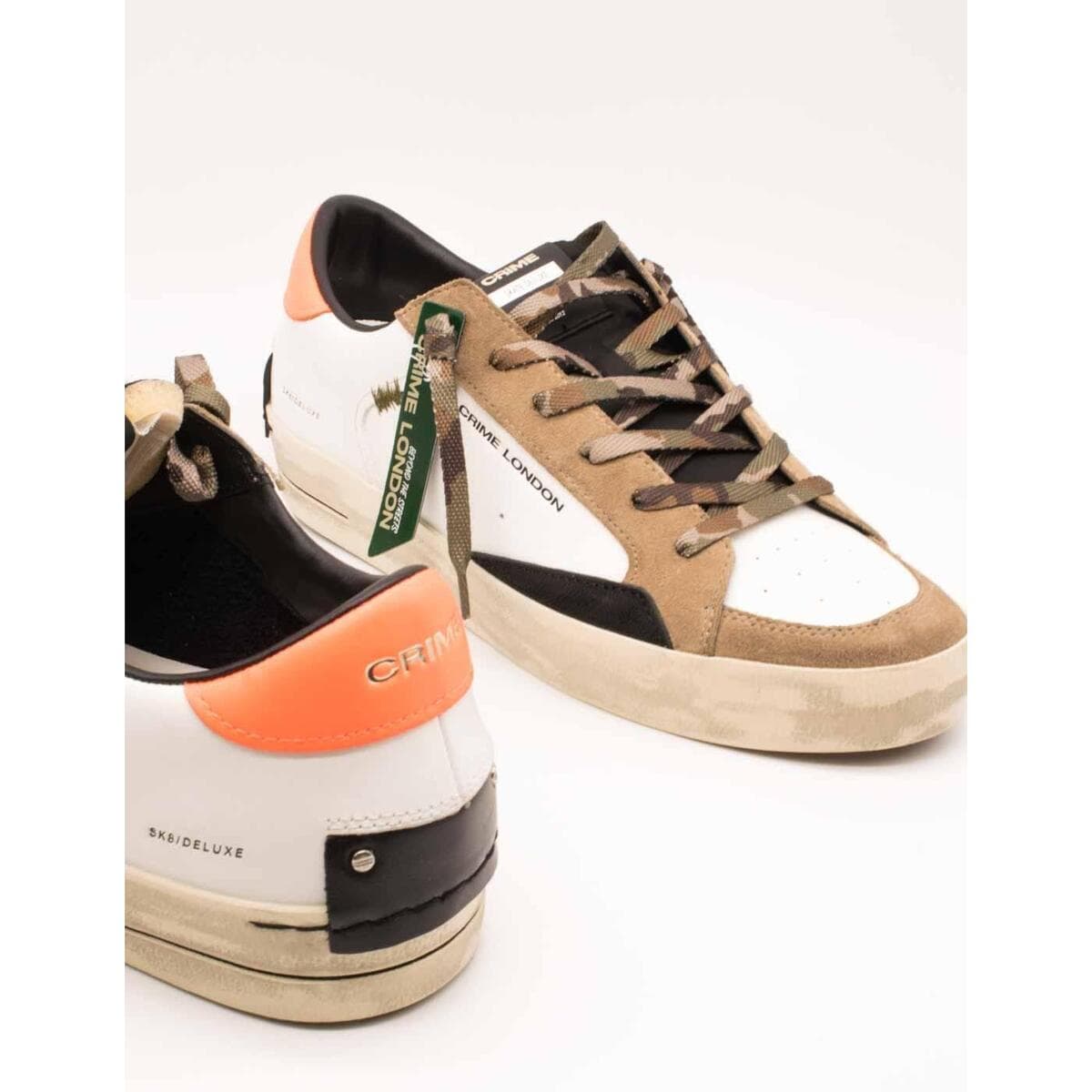 Men's Sneakers Crime London White