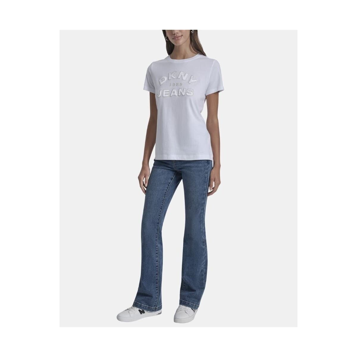 Women's T-Shirts Dkny White