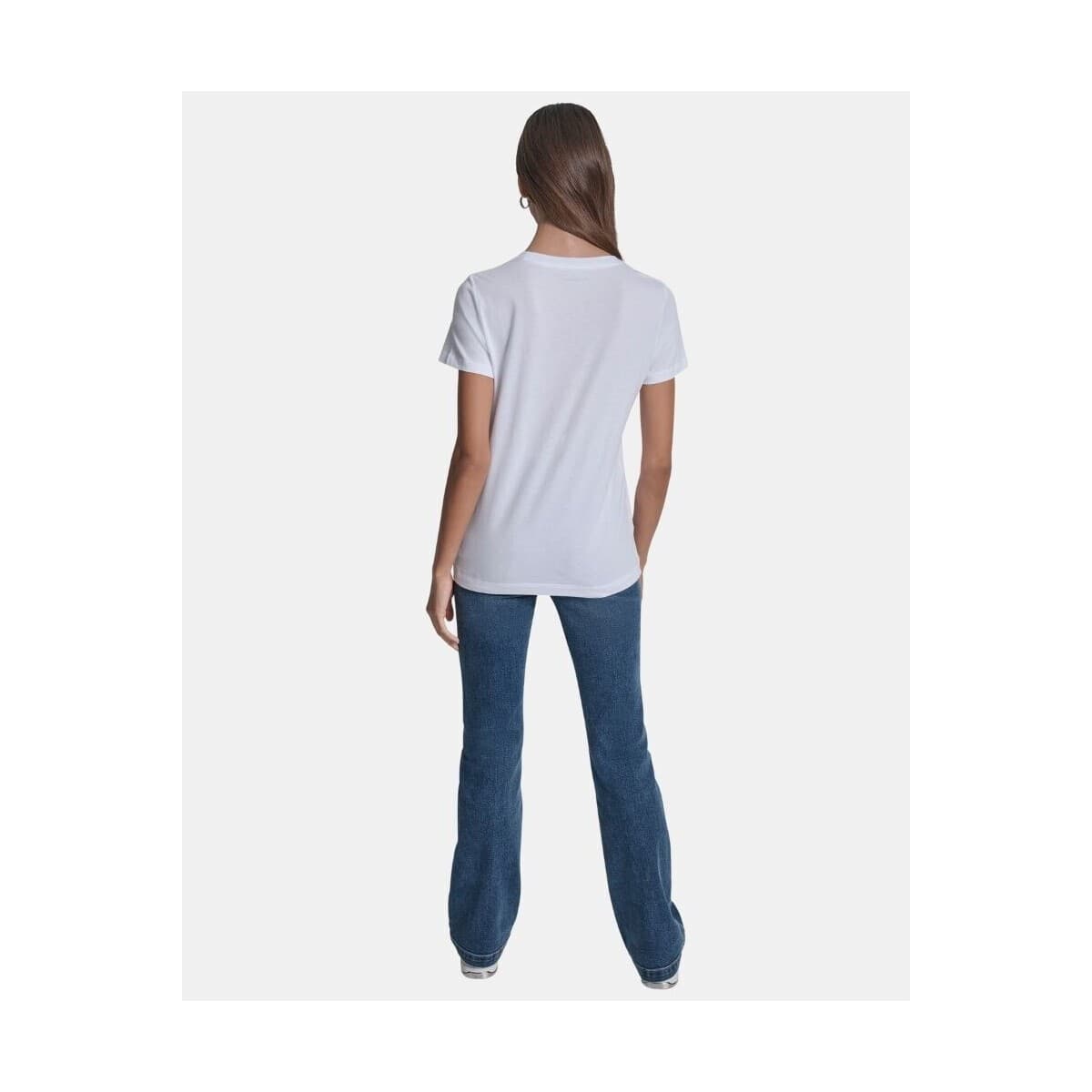 Women's T-Shirts Dkny White