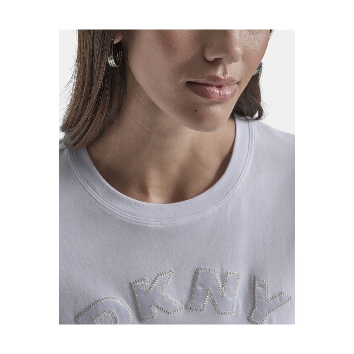 Women's T-Shirts Dkny White