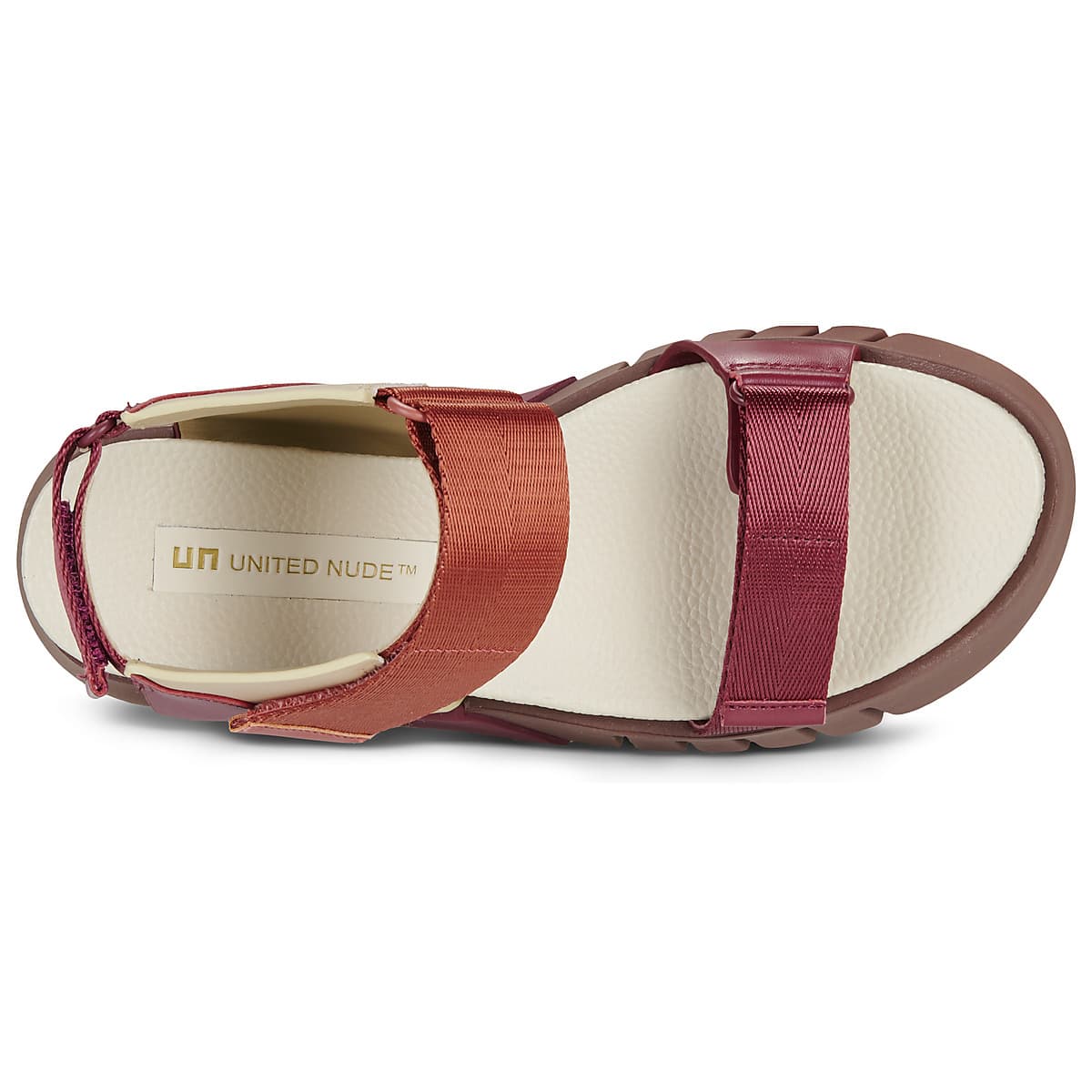 Women's Sandals United nude Red