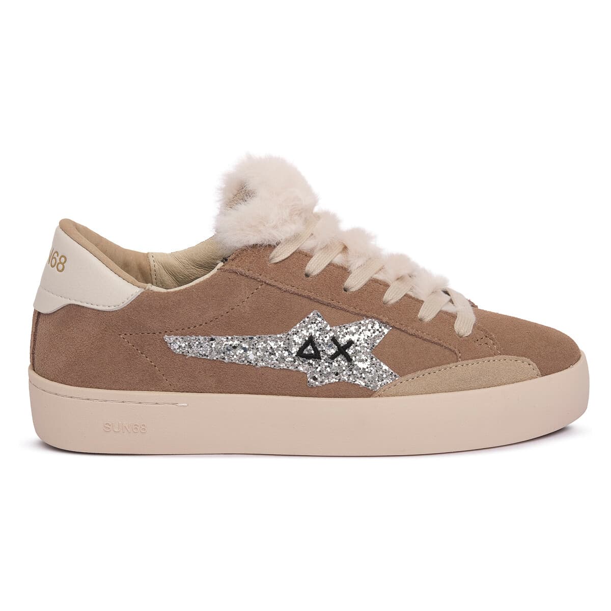 Women's Sneakers Sun68 Beige
