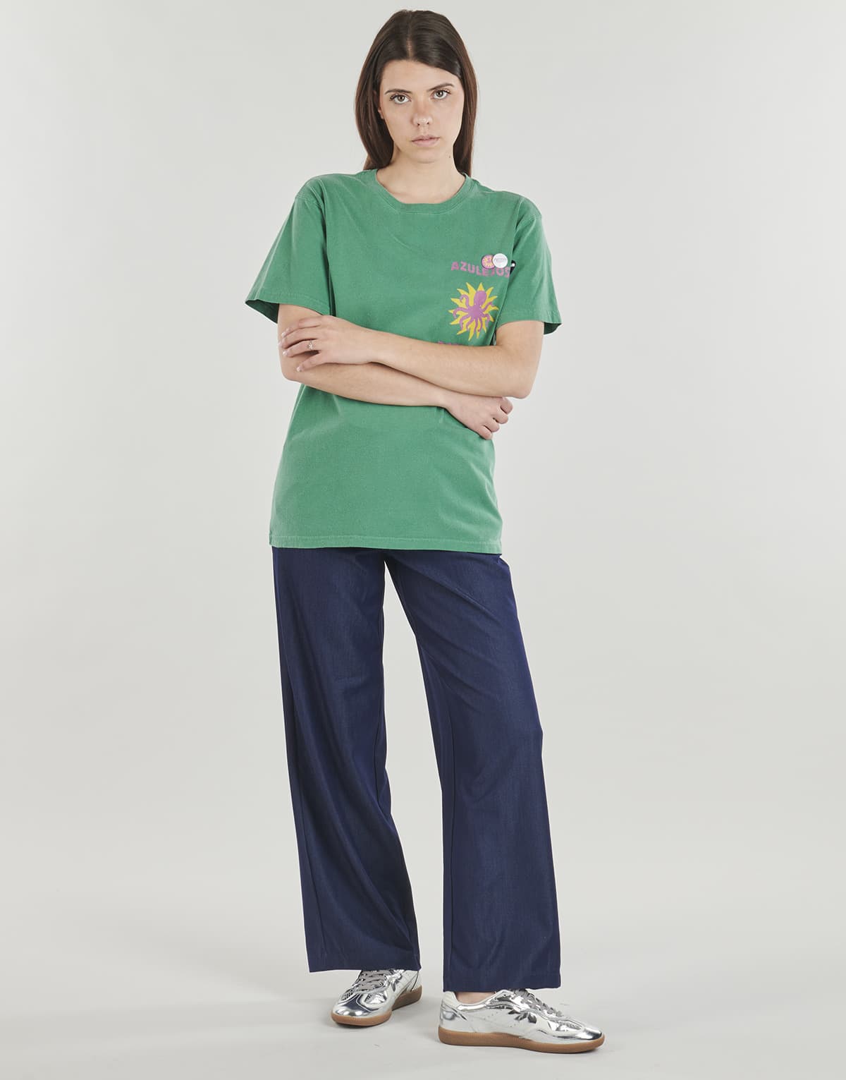 Women's T-Shirts Newtone Green