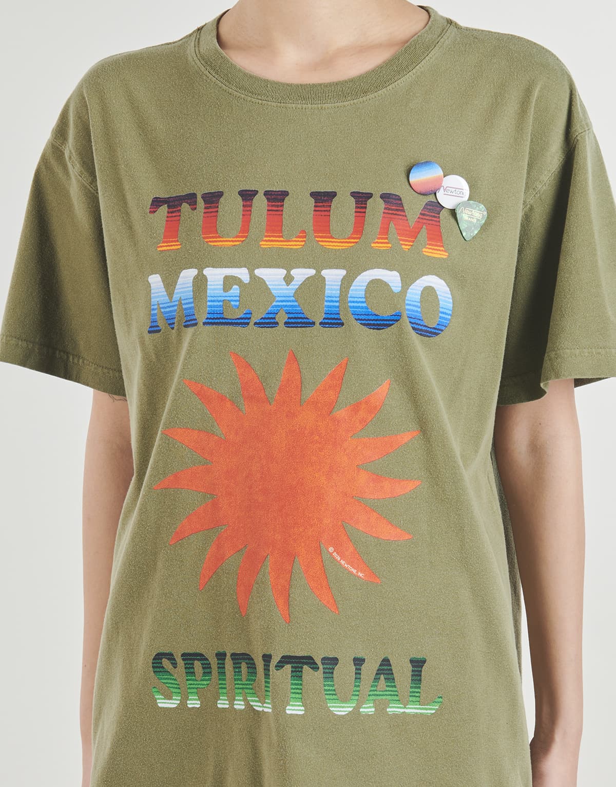 Women's T-Shirts Newtone Khaki