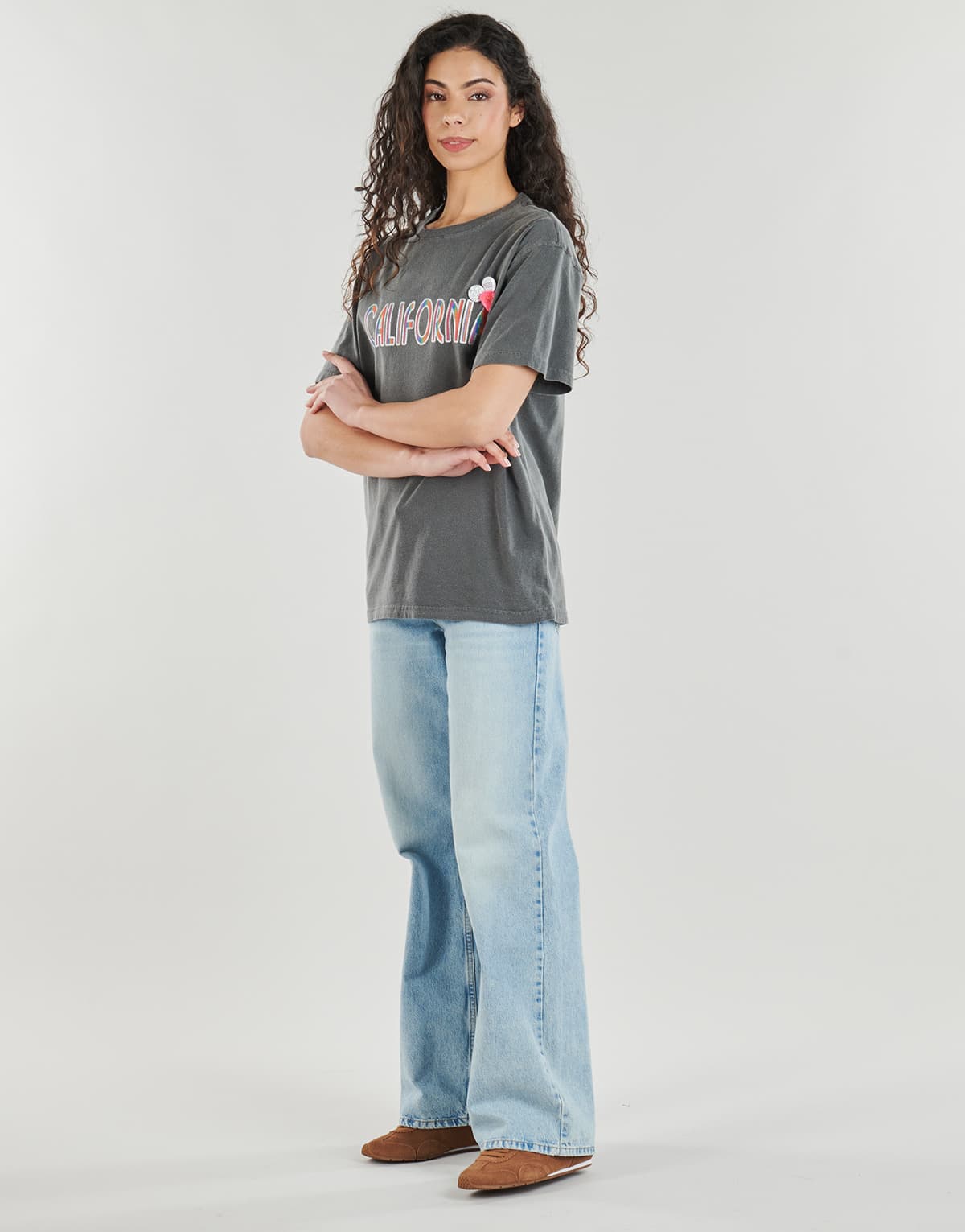 Women's T-Shirts Newtone Gray