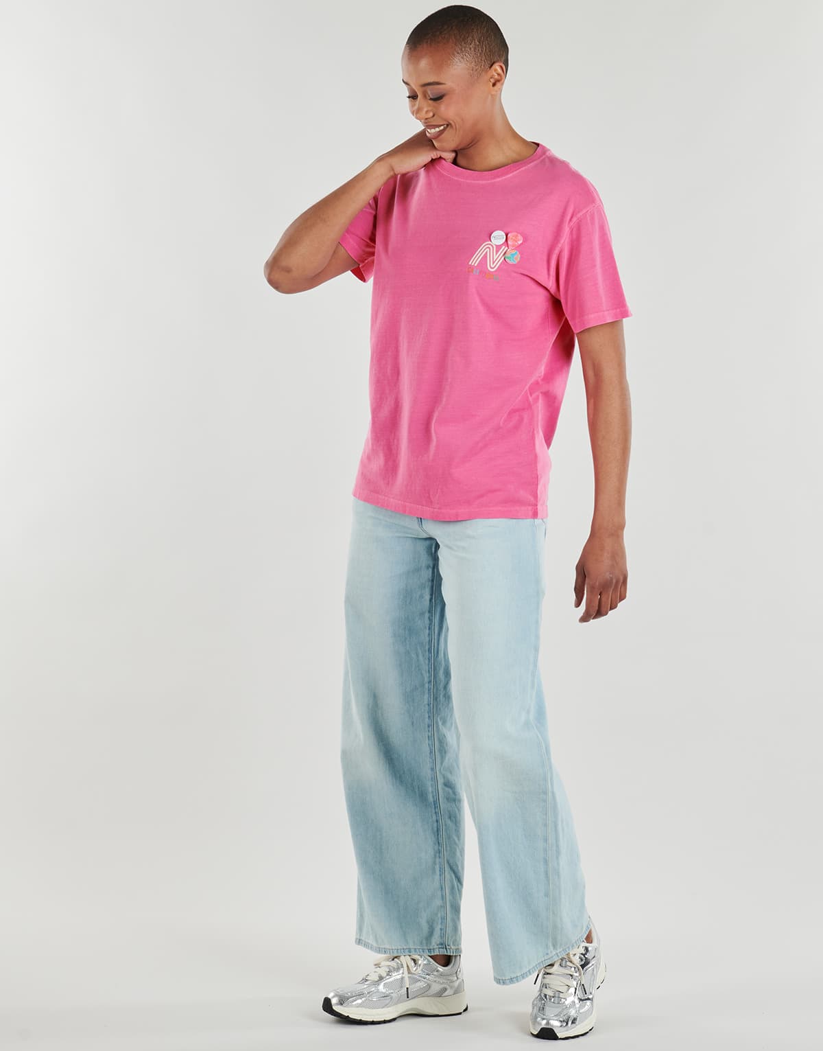 Women's T-Shirts Newtone Pink