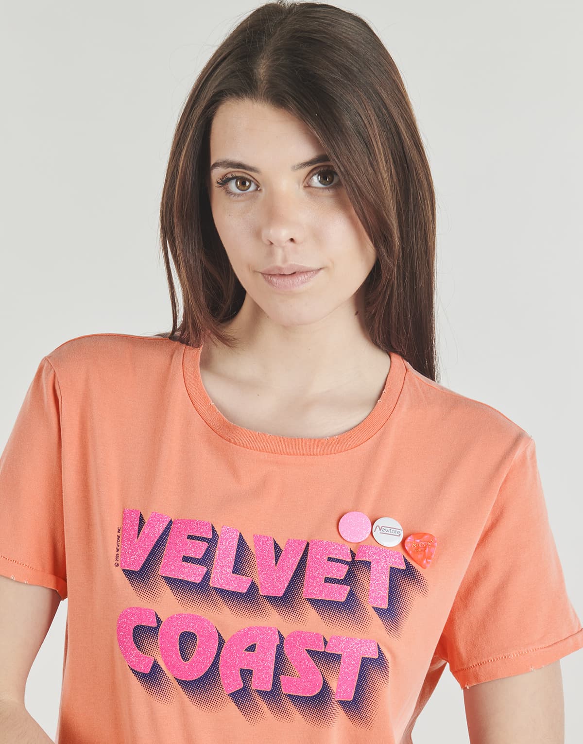Women's T-Shirts Newtone Orange