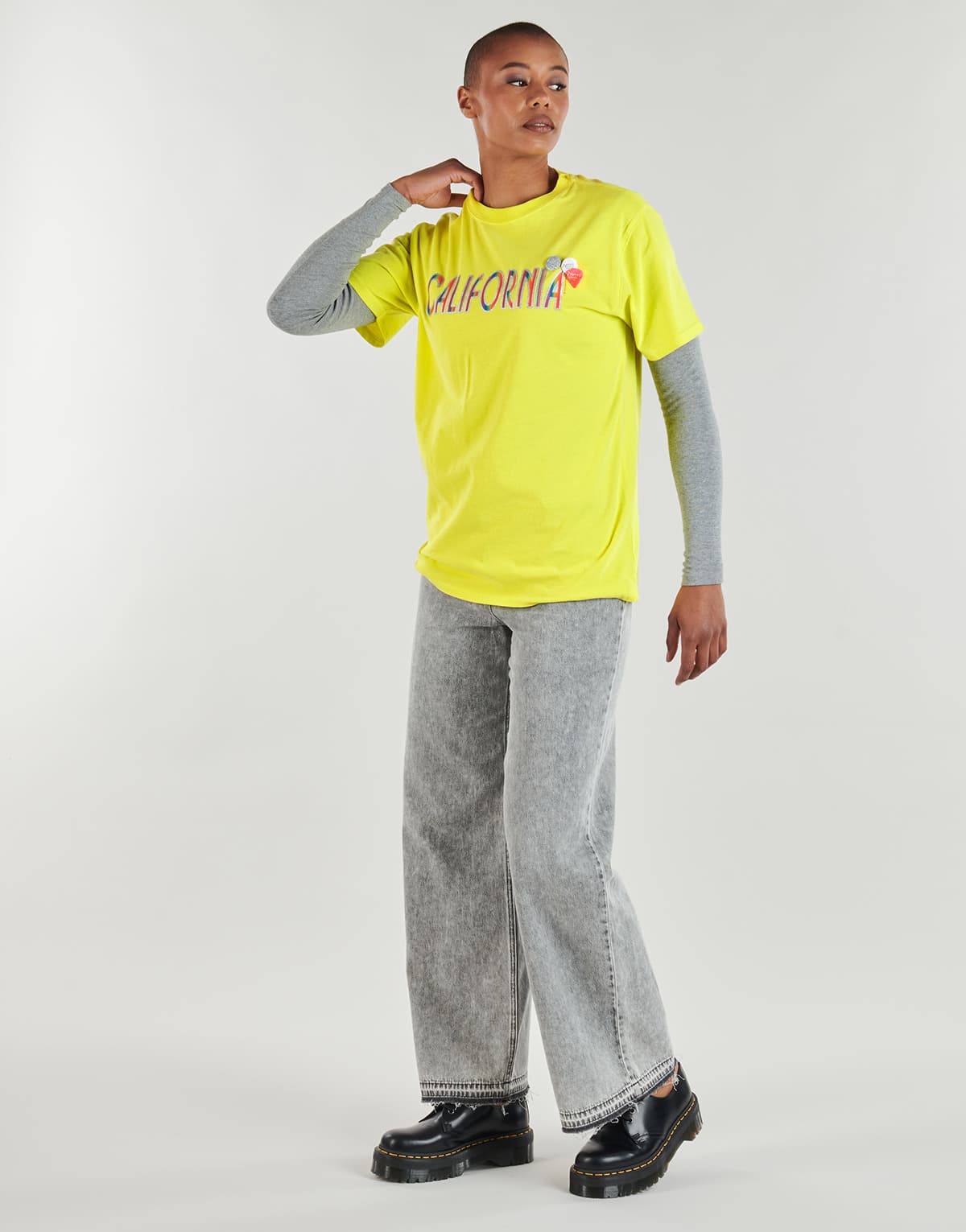 Women's T-Shirts Newtone Yellow