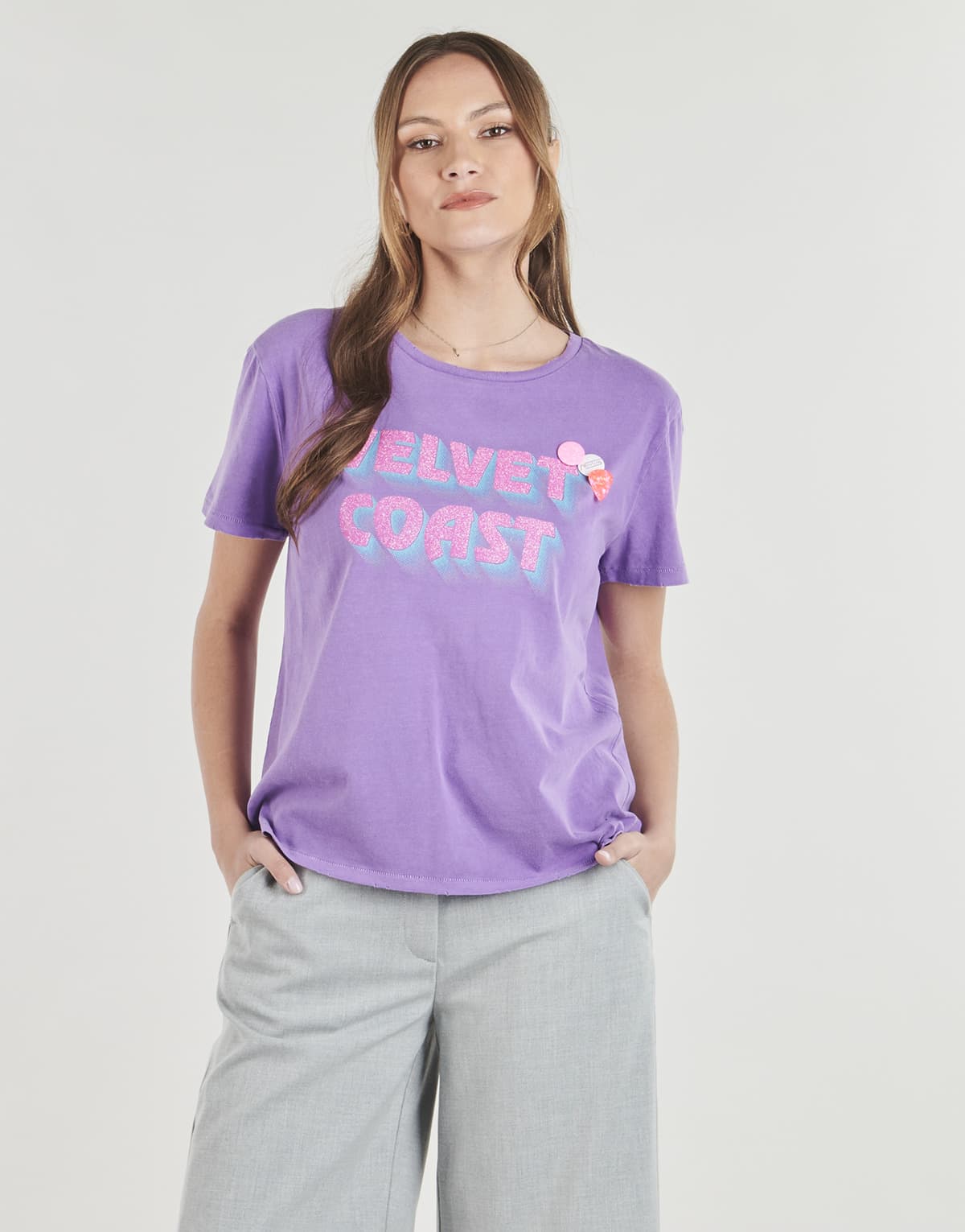 Women's T-Shirts Newtone Purple