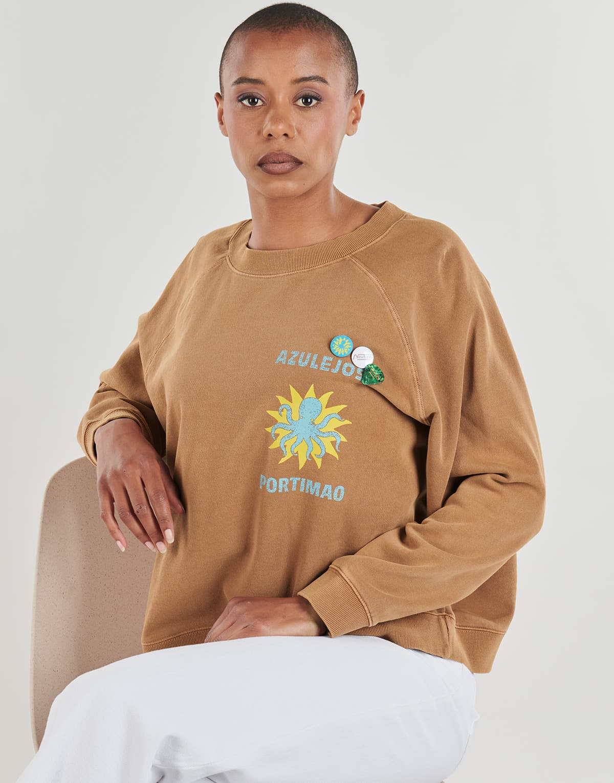 Women's Sweatshirts Newtone Brown